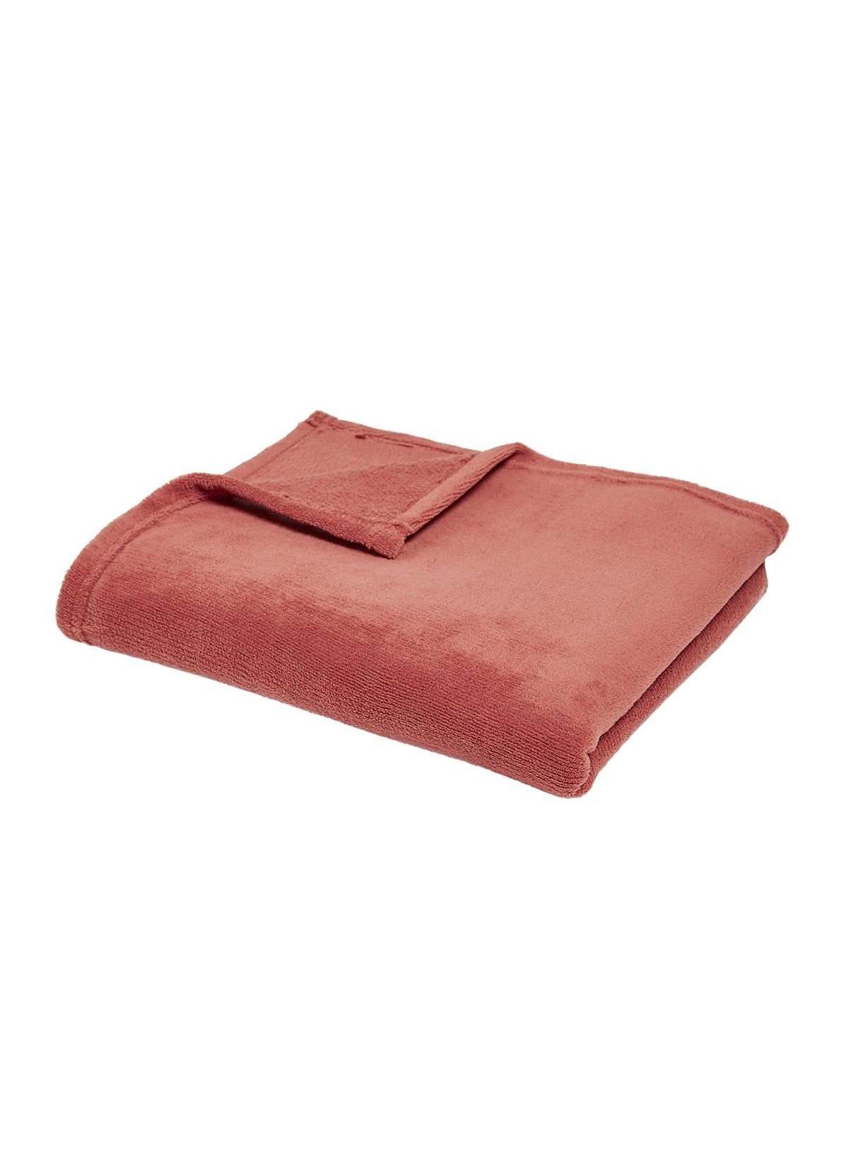 Plain throw TODAY LINGE DE MAISON Red