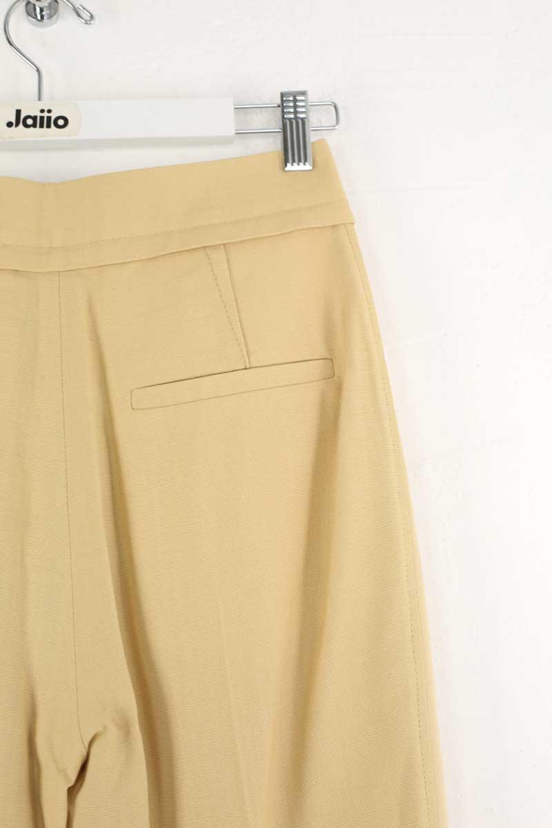 Yellow straight pants JACQUEMUS- Seconde Main Yellow