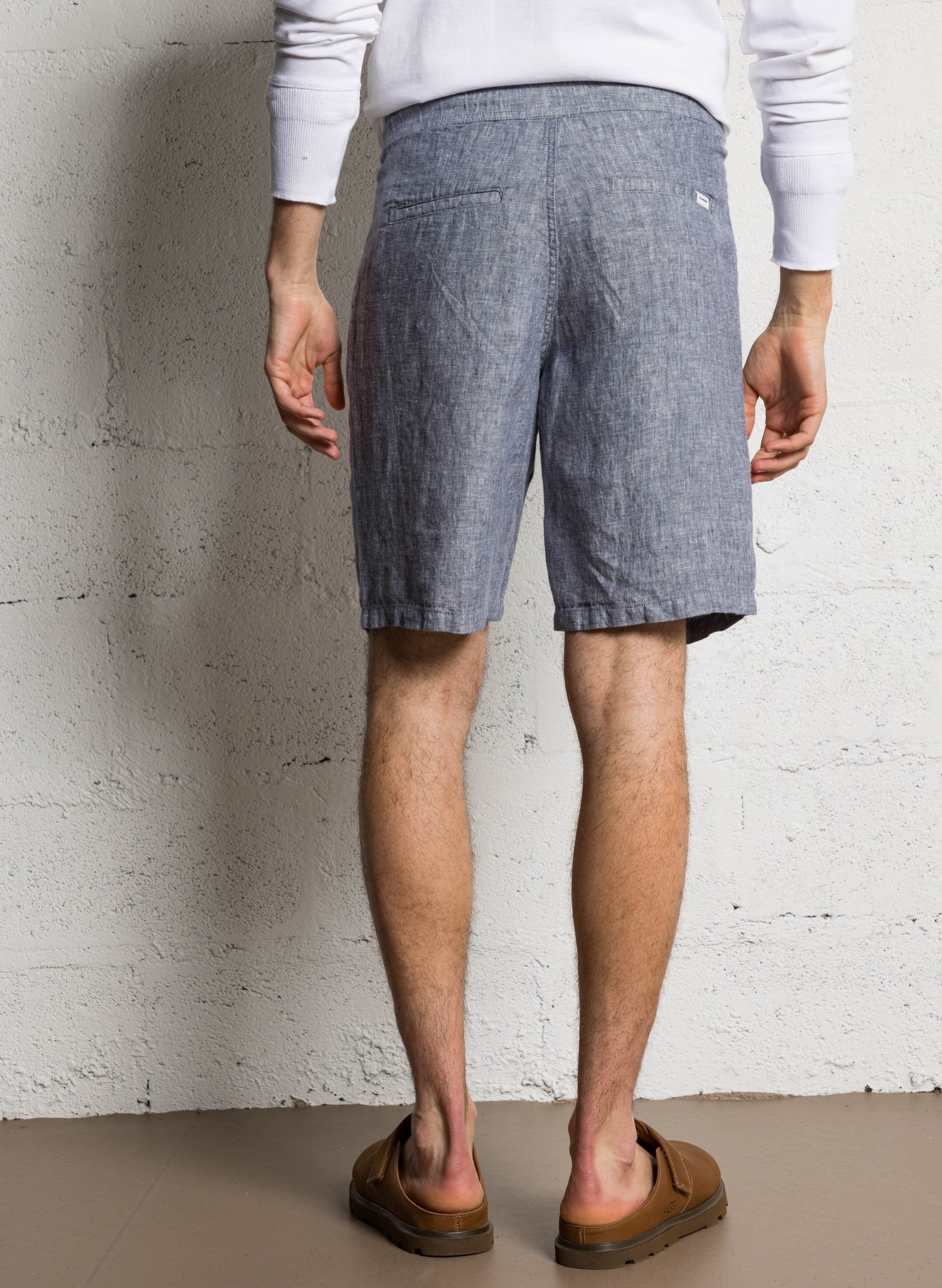 Straight cotton shorts KNOWLEDGE COTTON APPAREL Blue