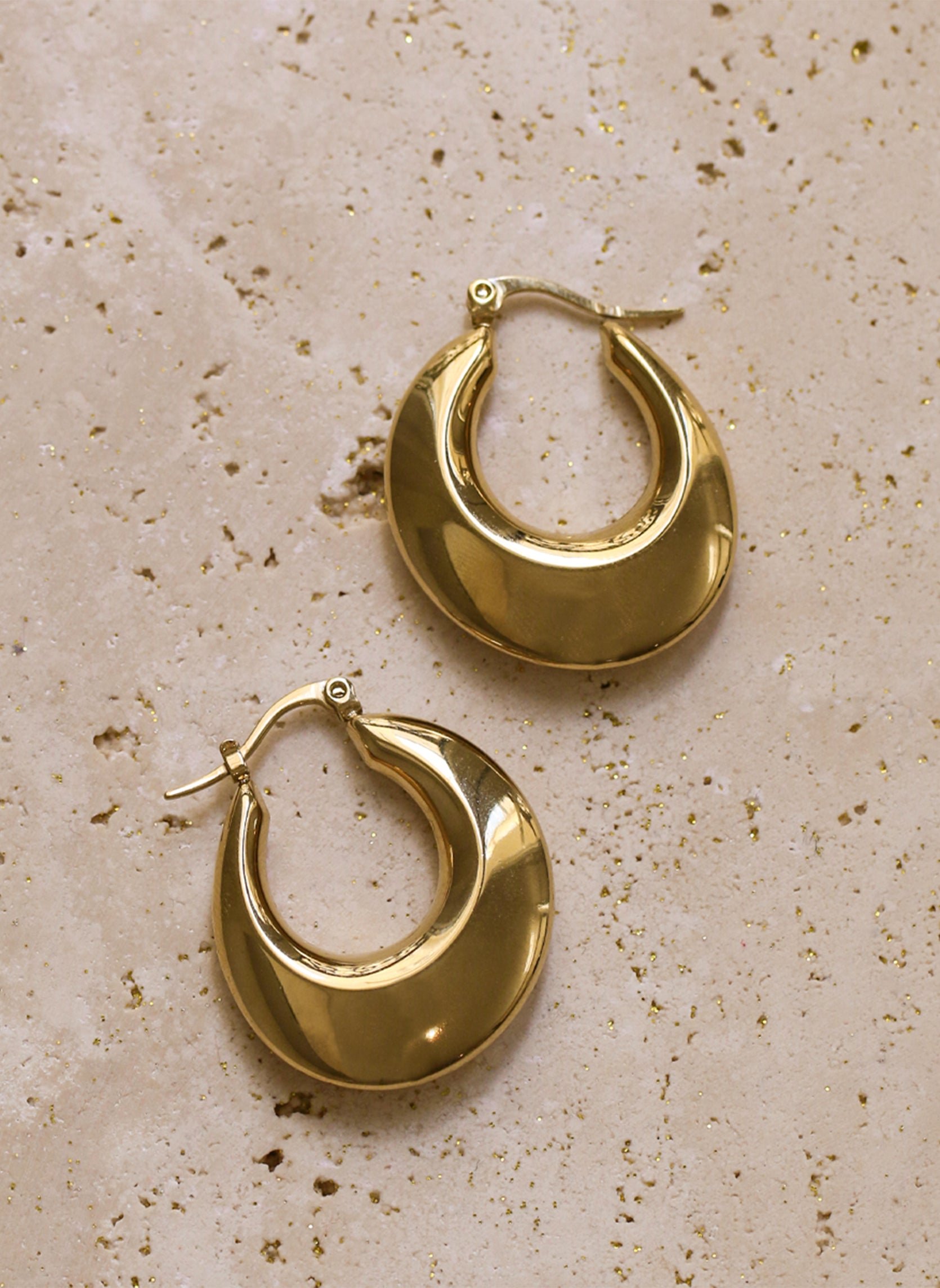 Hoops Earrings AEC Paris Golden