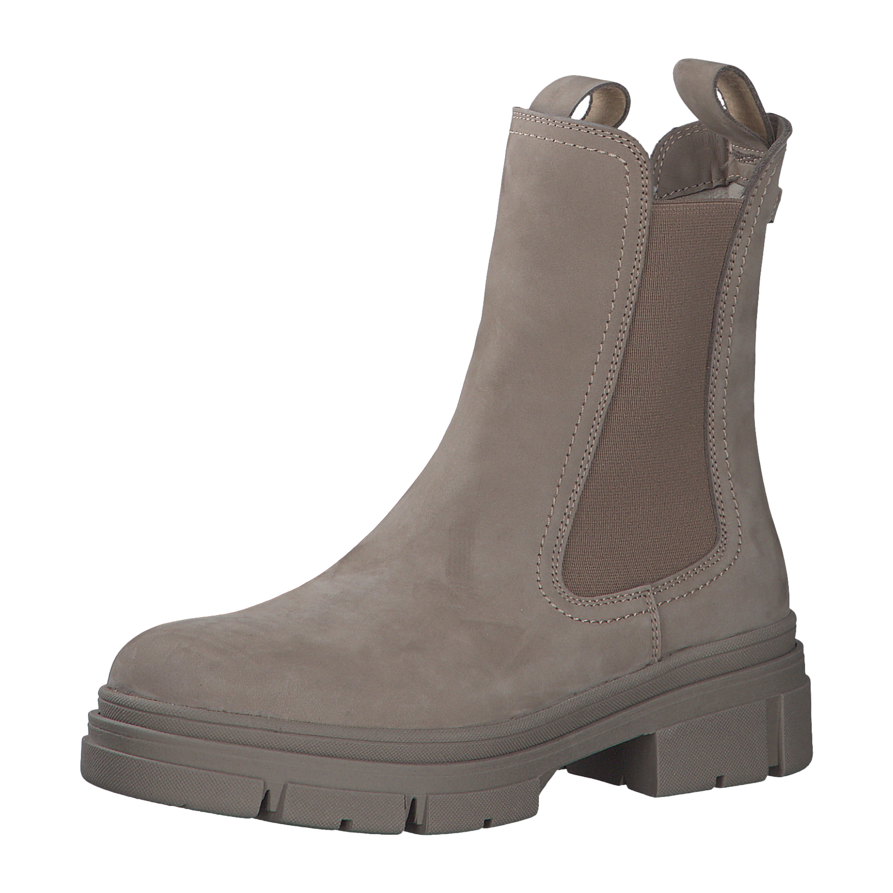 Leather Chelsea boots TAMARIS Grey
