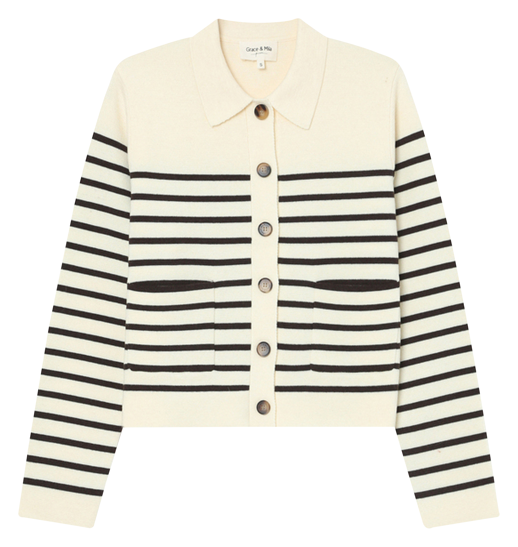Shirt collar vest GRACE ET MILA White