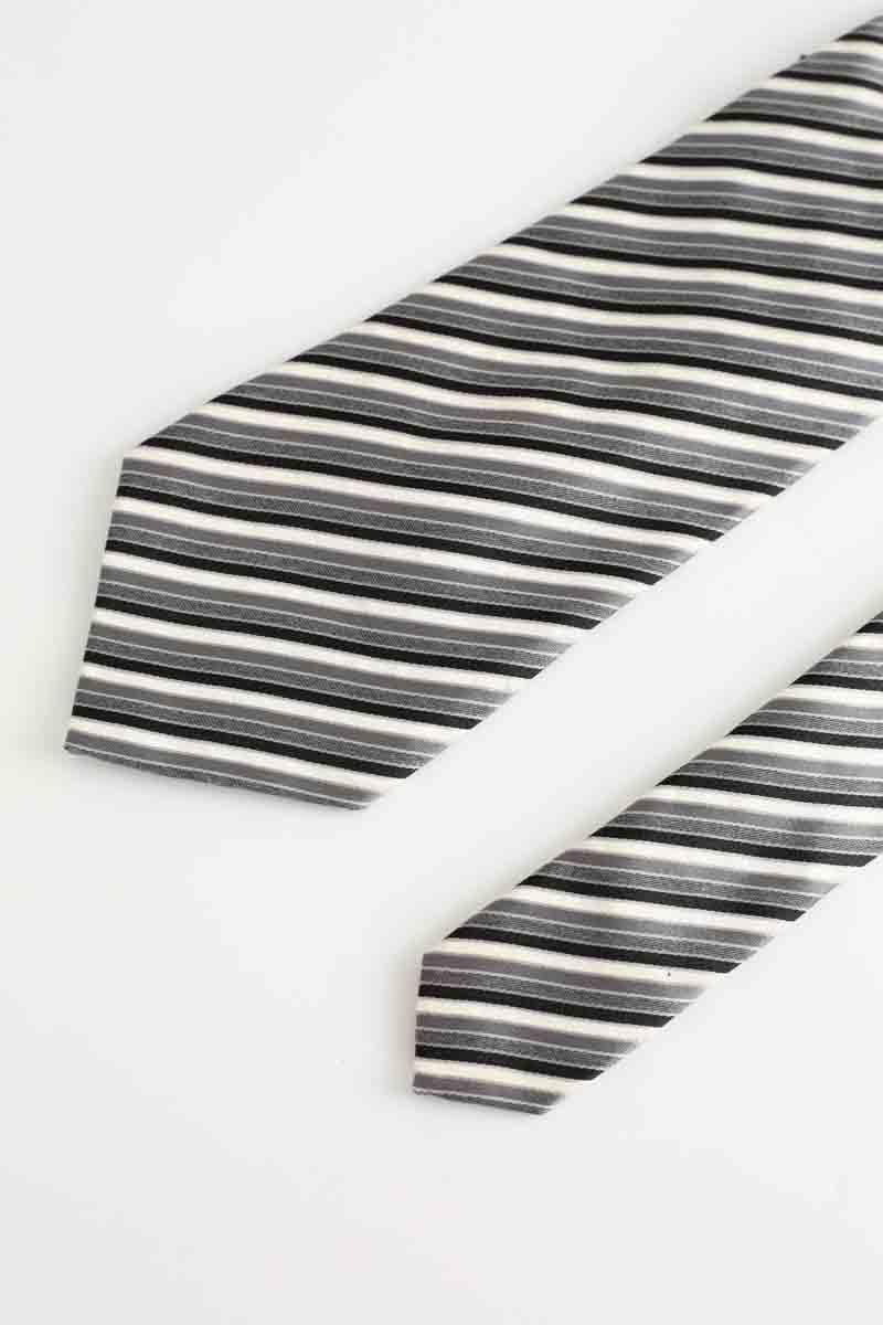 Navelli silk tie KENZO - SECONDE MAIN Grey