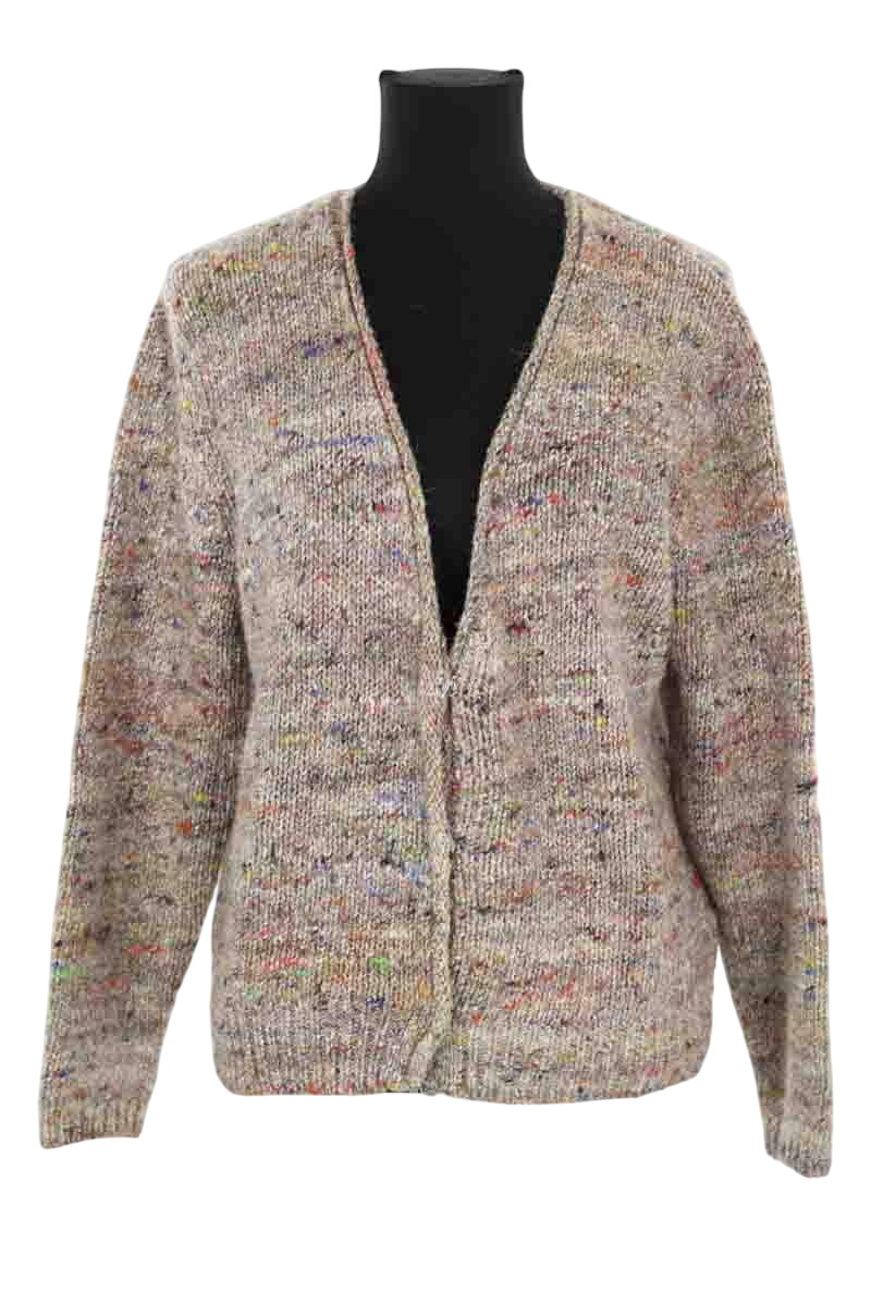 Chip wool cardigan BELLEROSE - Seconde Main Beige
