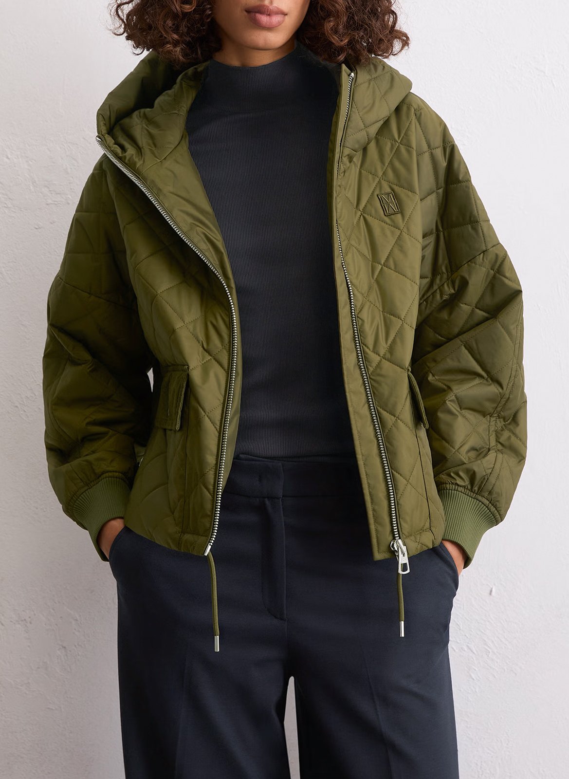 Veste matelassée unie à capuche MARC O&#039;POLO Vert