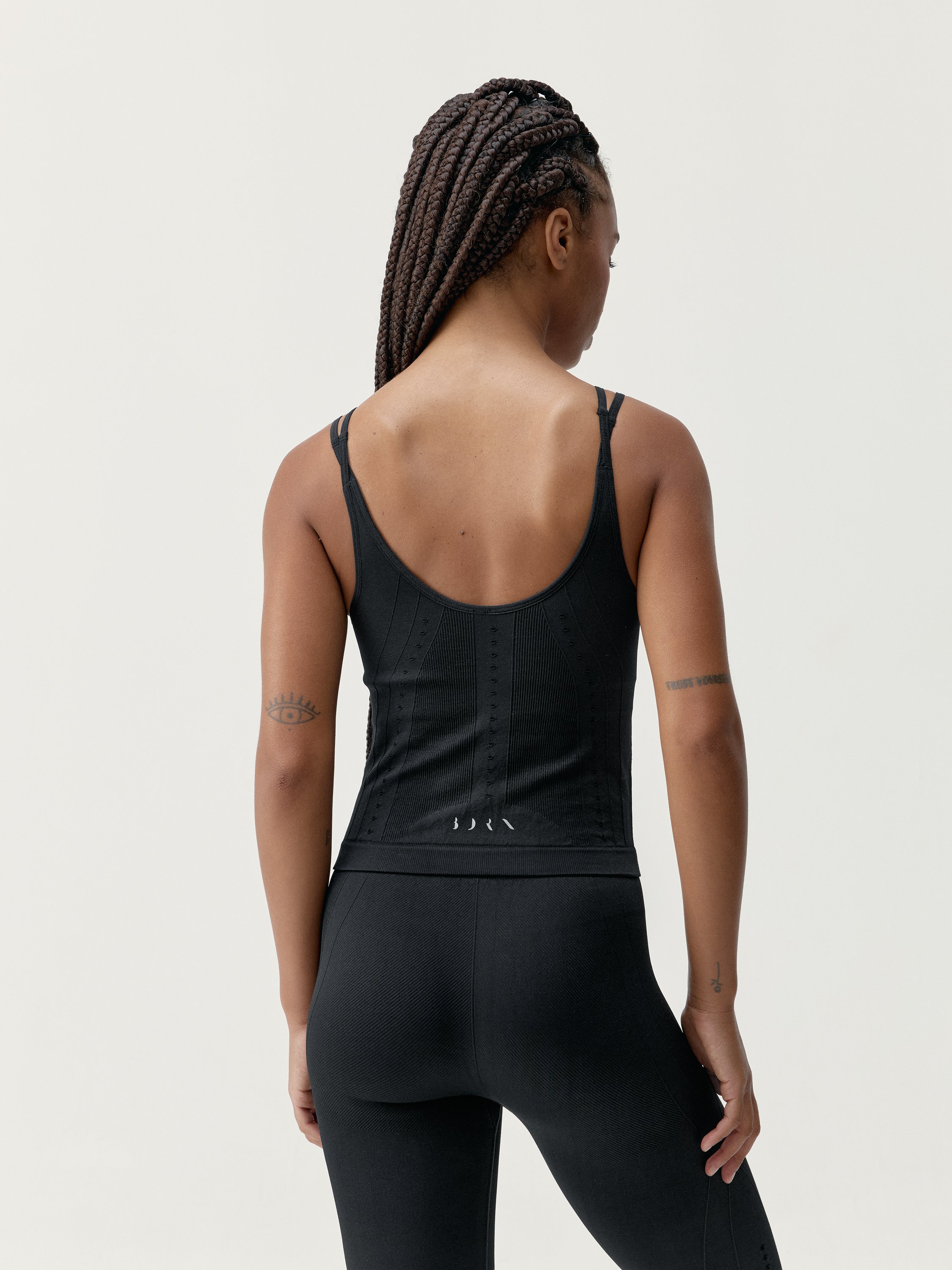 Shantala sports bra with removable padding BORN LIVING YOGA Black