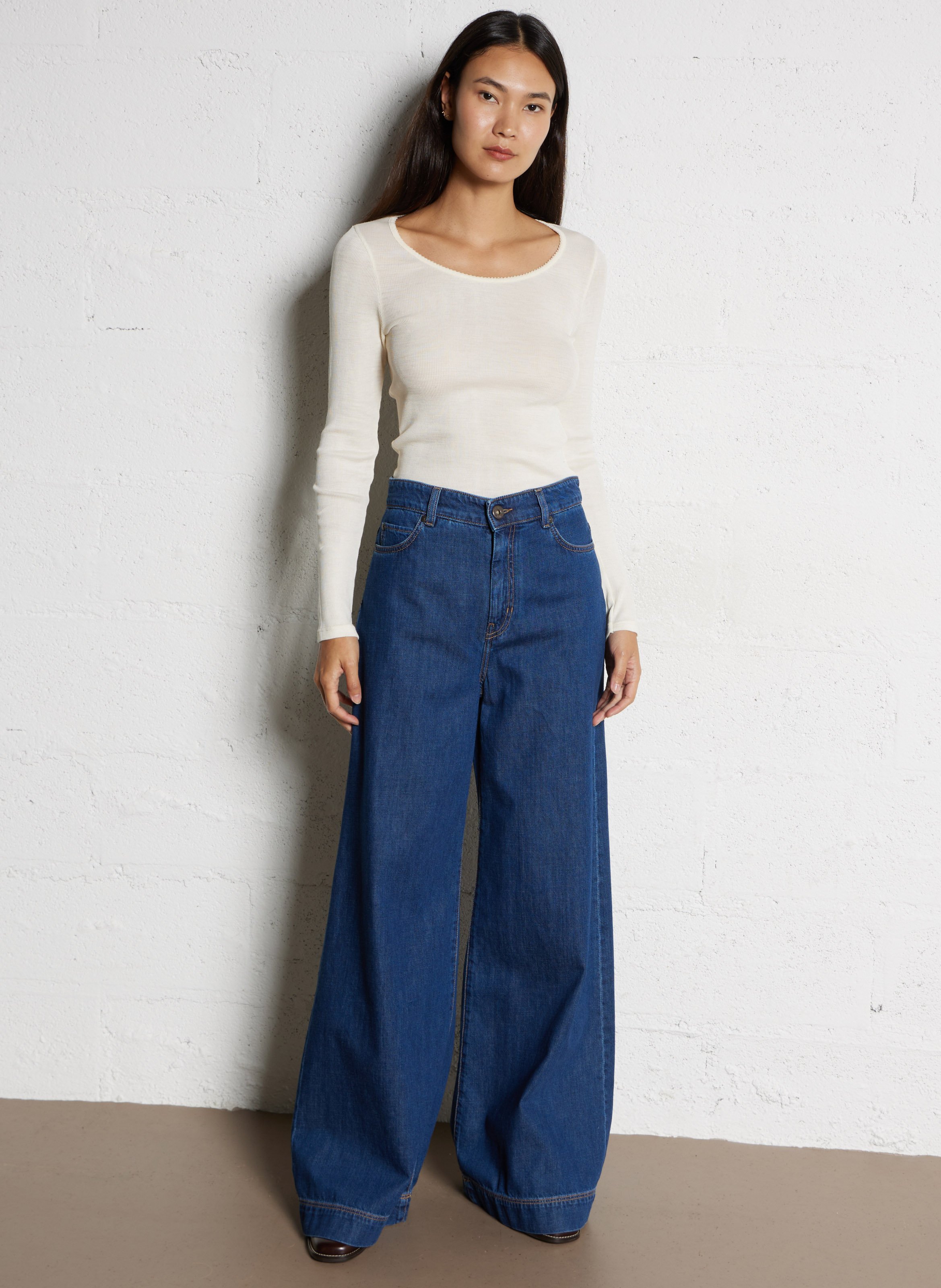 Jean large MAX MARA WEEK END Bleu