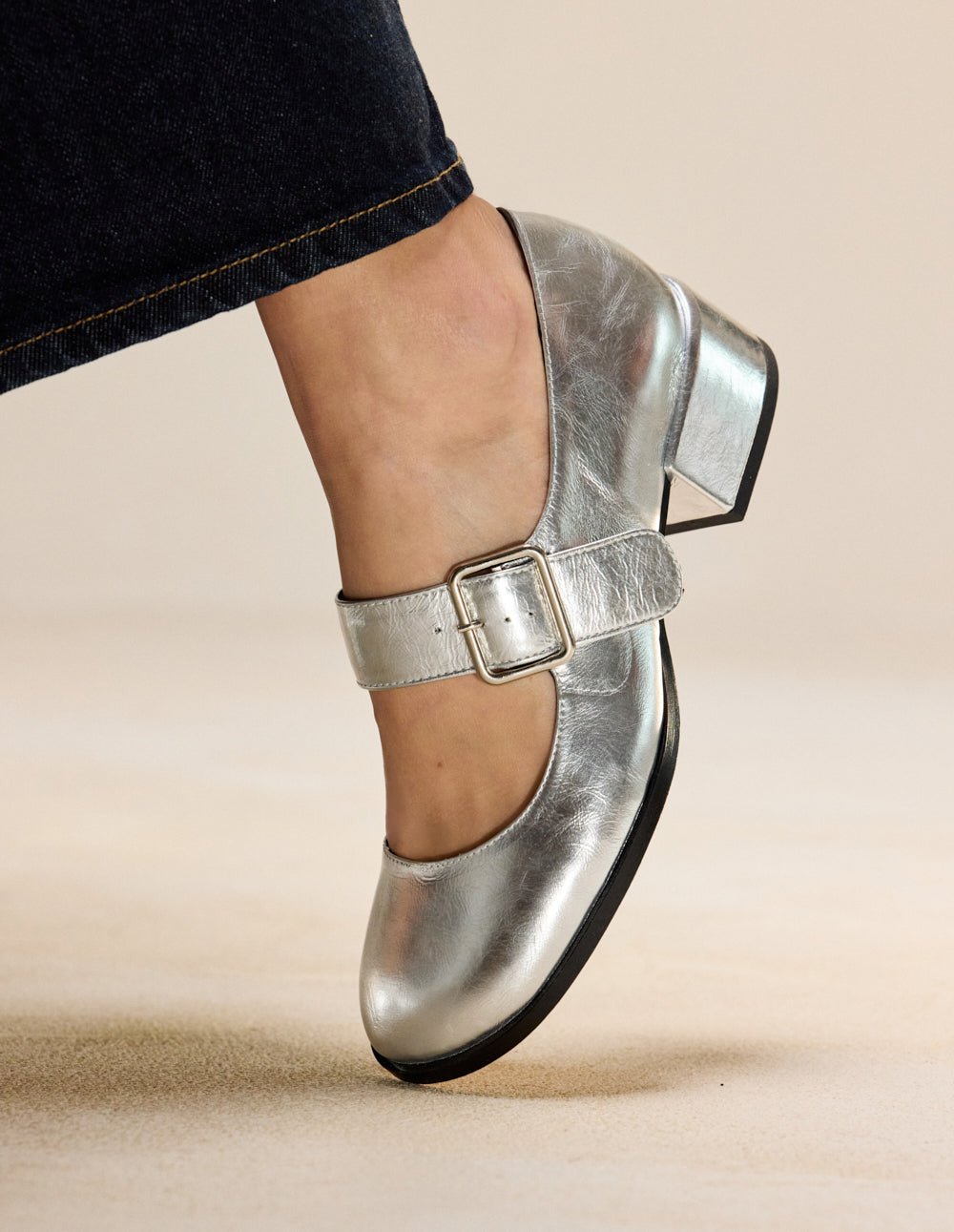 Escarpins ODAJE EX. M.MOUSTACHE Silver