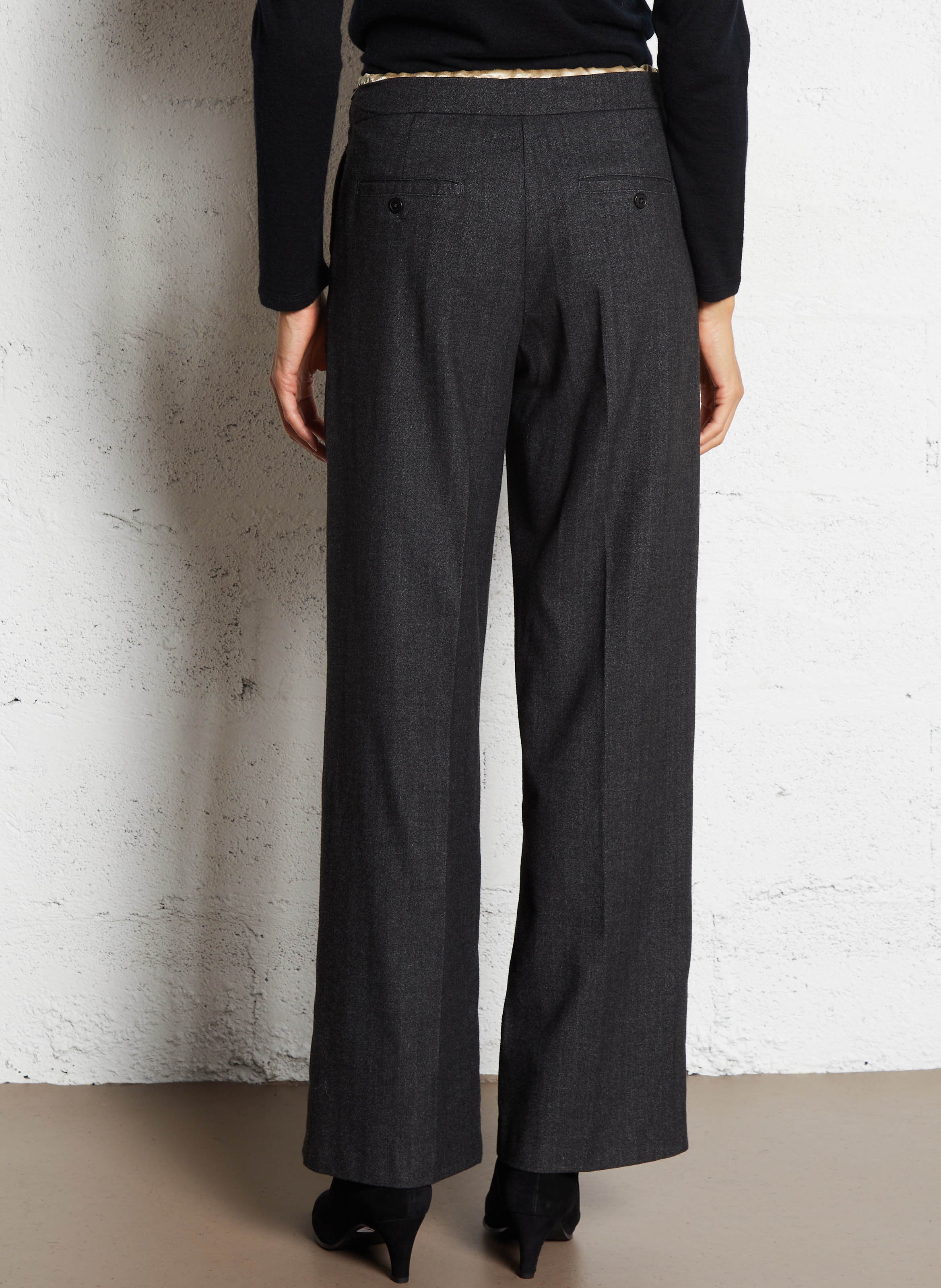 Wijde broek BELLEROSE Grijs