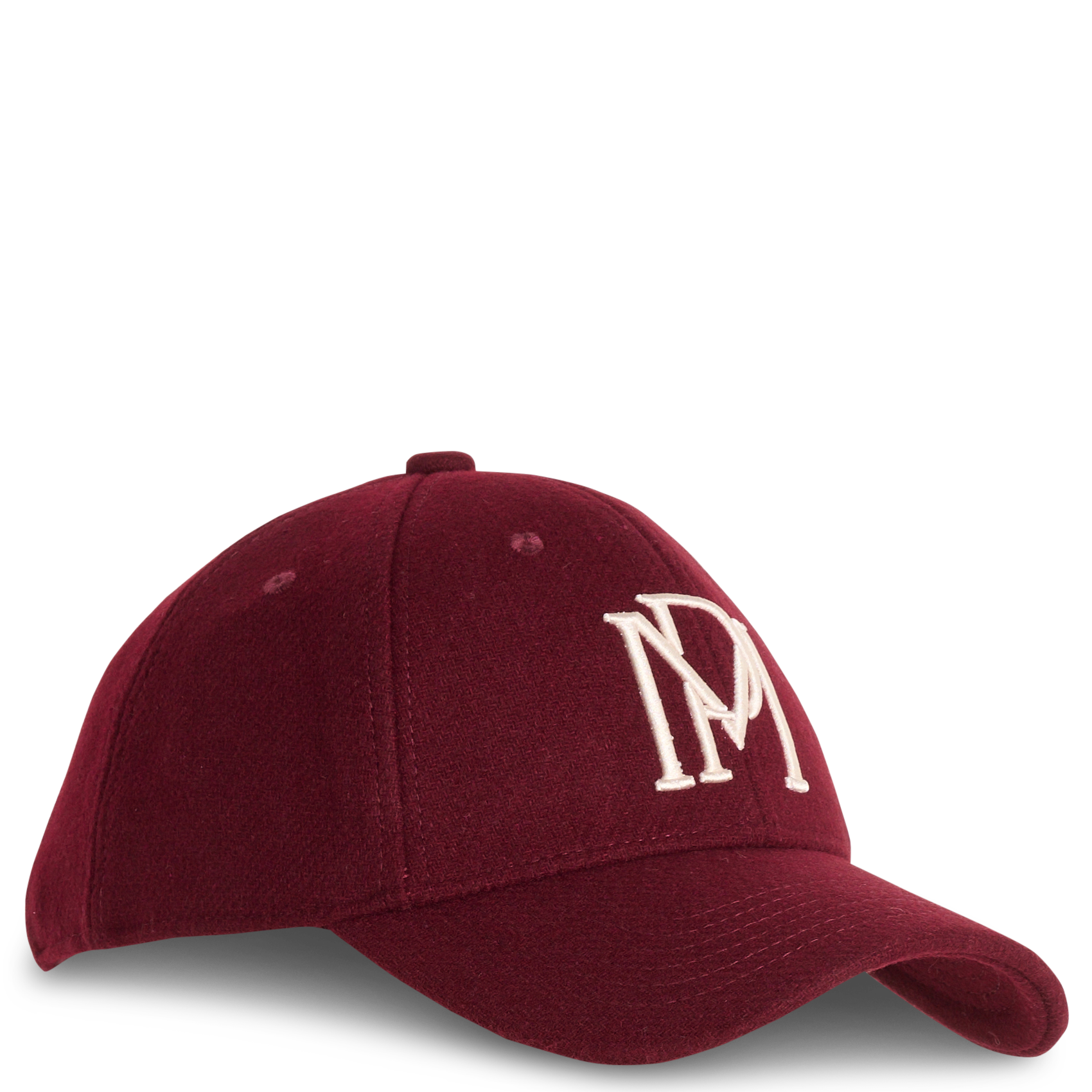 Bestickte Kappe aus Wollmix PETITE MENDIGOTE Rot