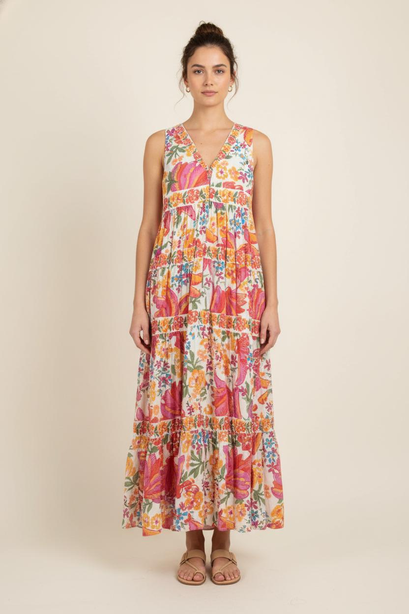 Long dress SEZANE - Seconde main Multicolored