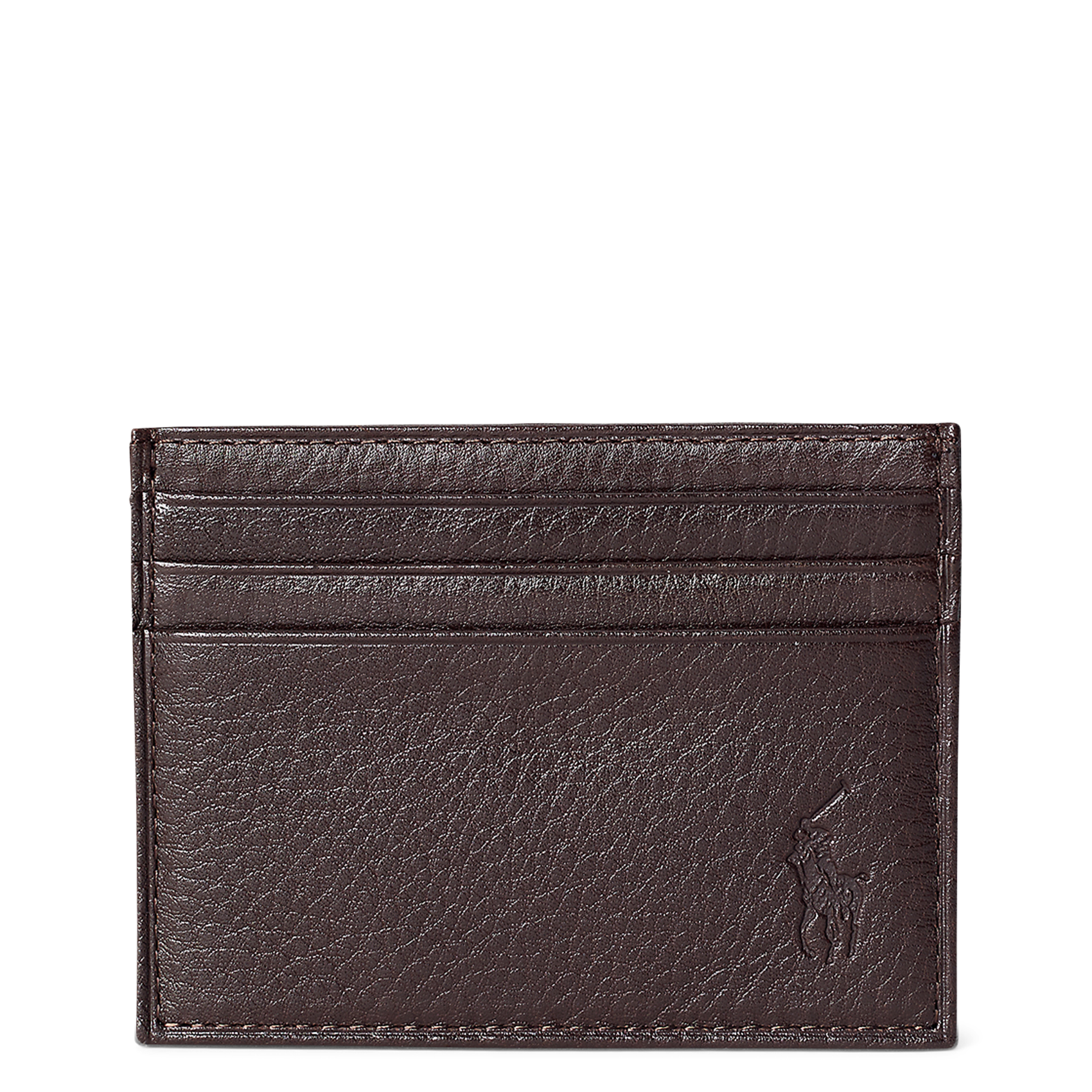 - 100% leer, - 6 kaarthoudersplitten, - 1 centrale zak, - Afmetingen: L10 x H7 cm. POLO RALPH LAUREN