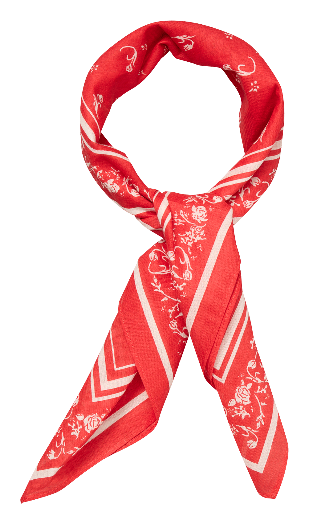 Printed cotton scarf BECKSONDERGAARD