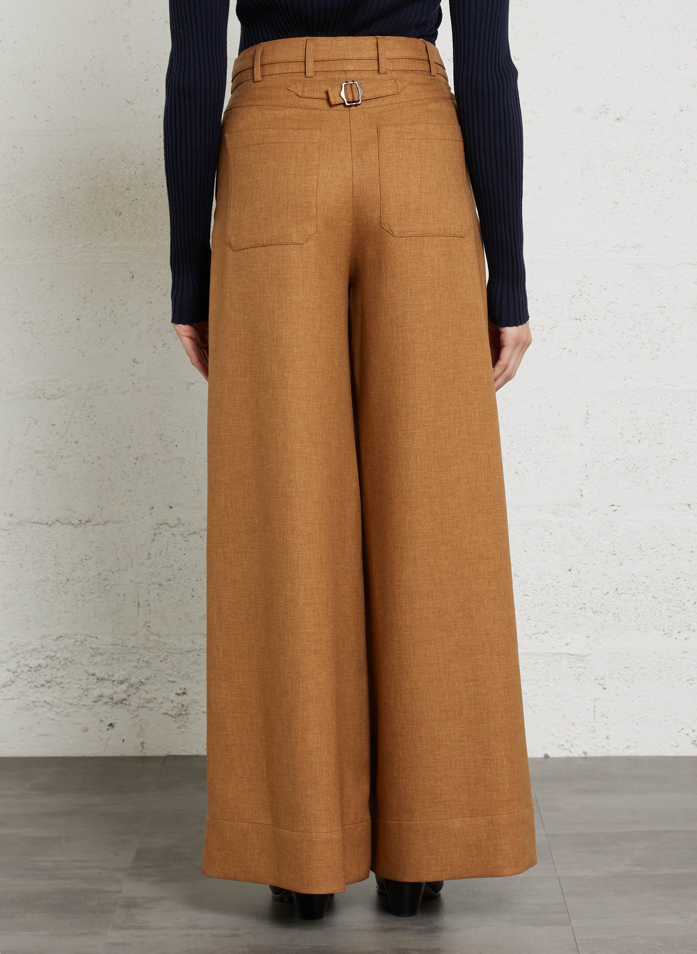 Wide trousers MAISON 123 Beige