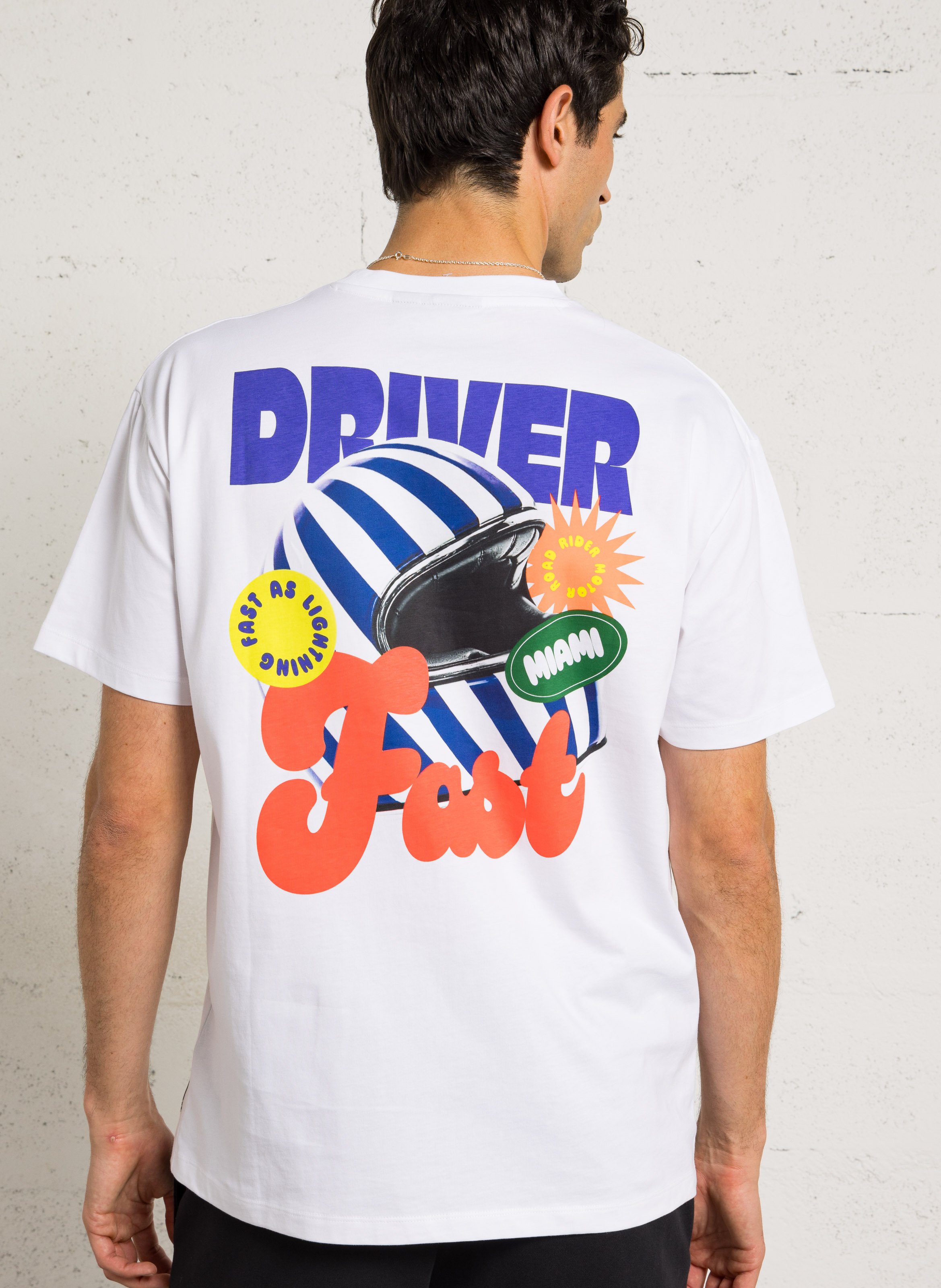 T-shirt droit en coton LE TEMPS DES CERISES Blanc