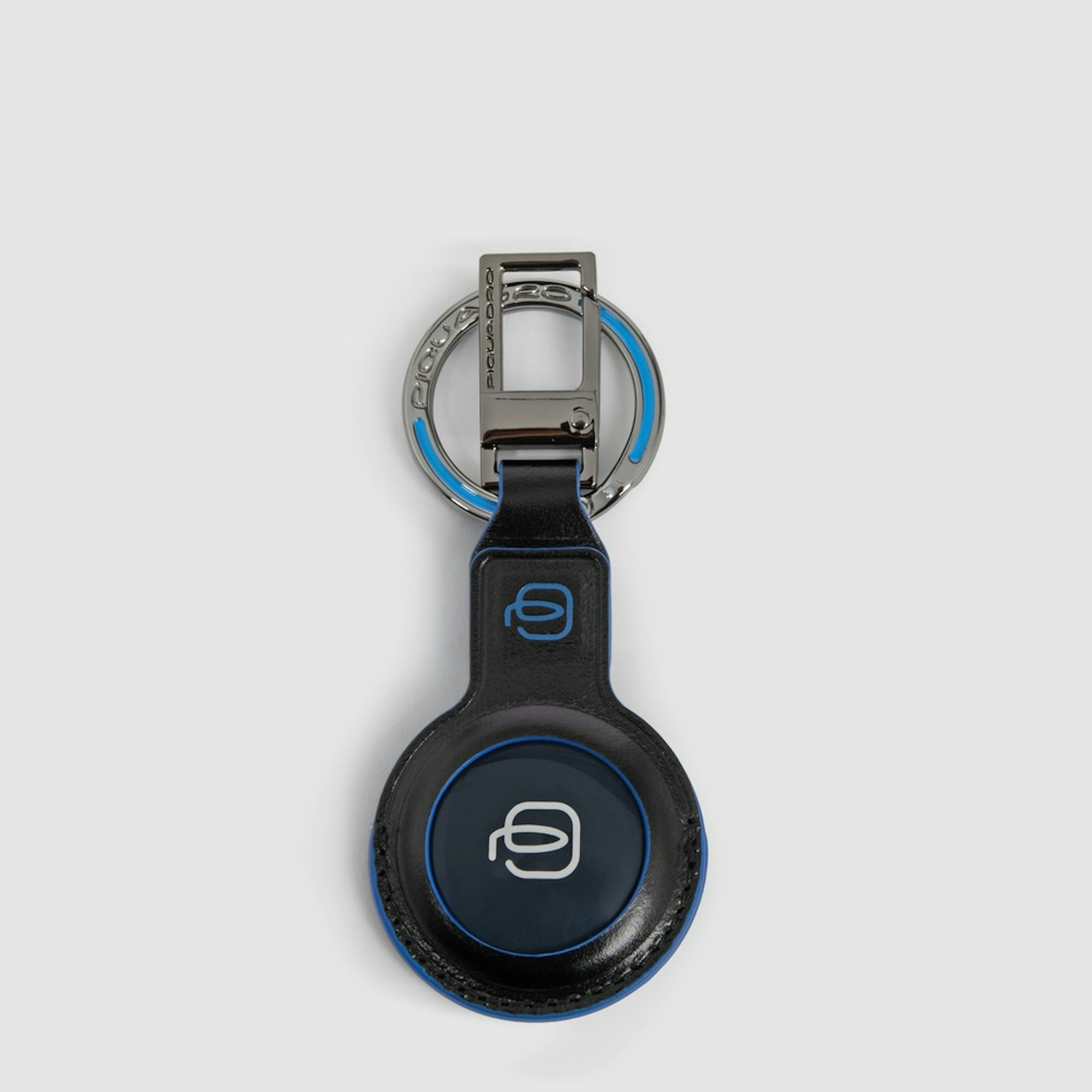 Leather keychain with connequ 4.0 PIQUADRO