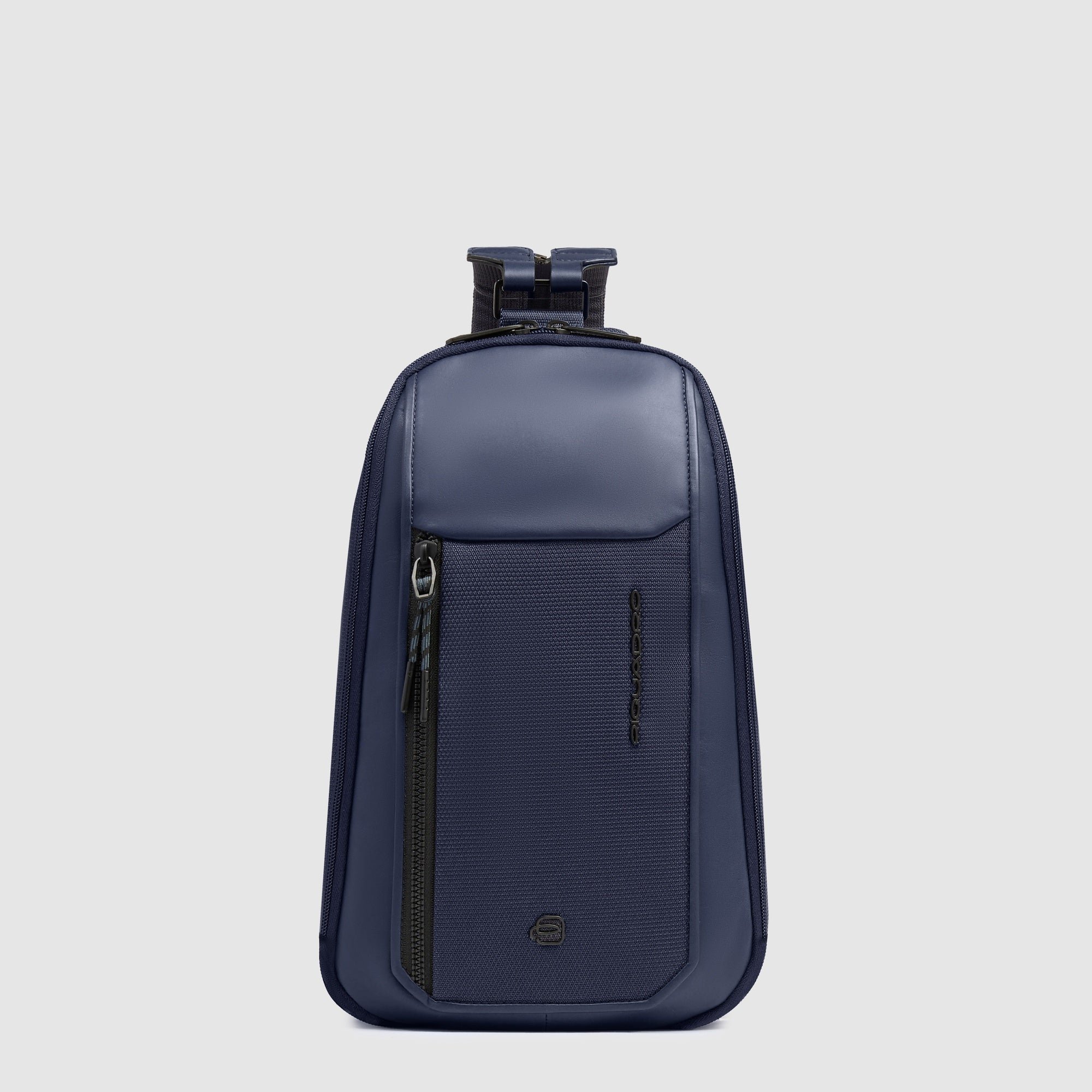 Men's chest bag made from recycled fabric PIQUADRO Blue