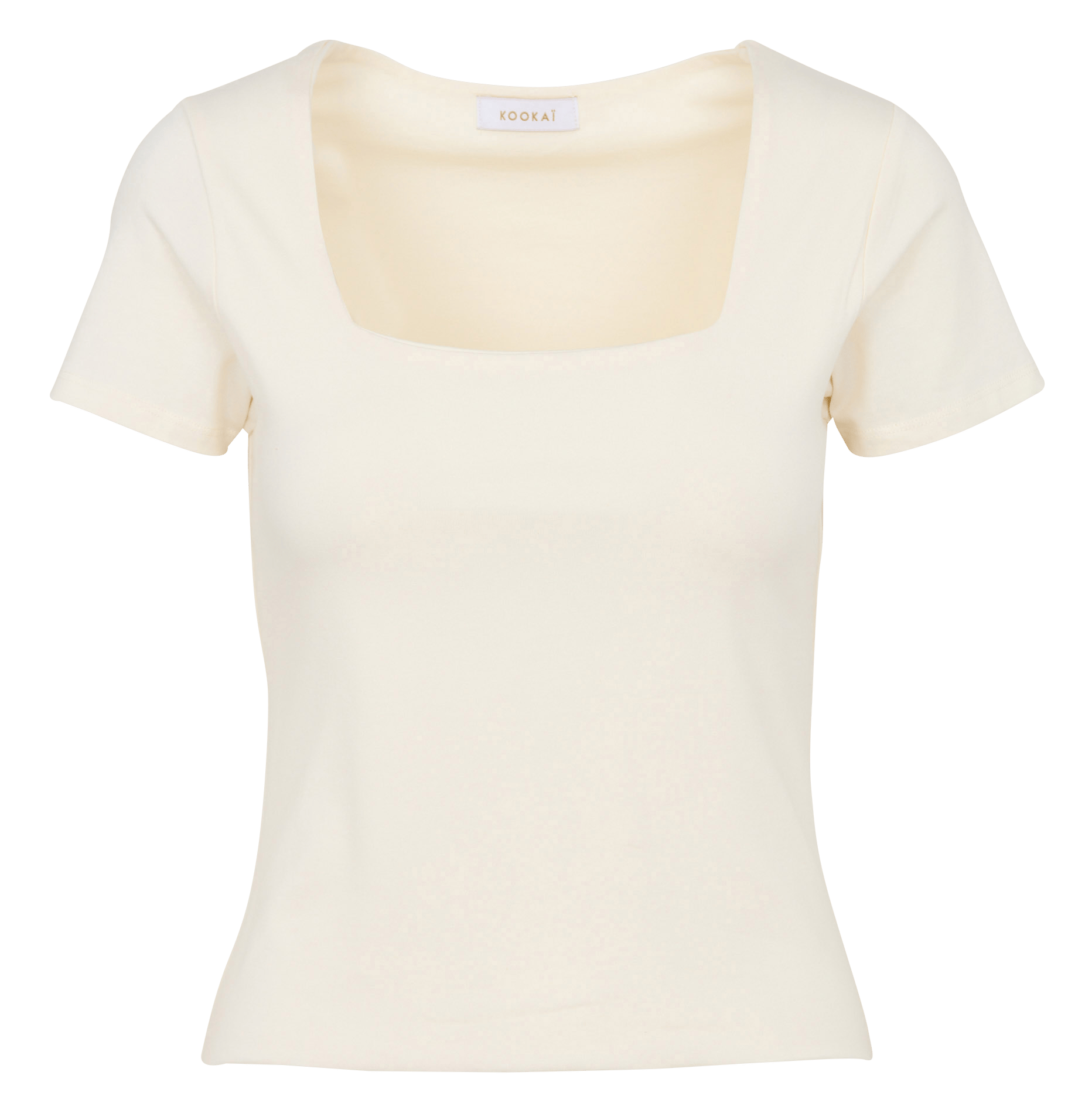 Top aus Baumwoll-Mix mit eckigem Ausschnitt KOOKAI