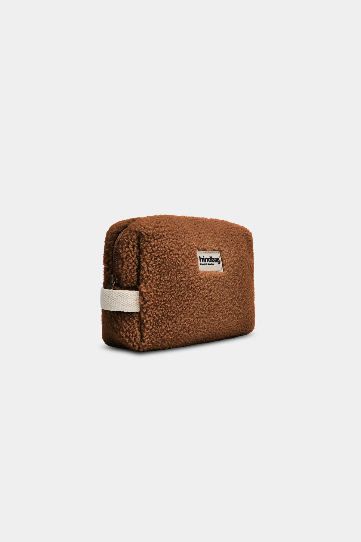 Cotton toiletry bag Brown