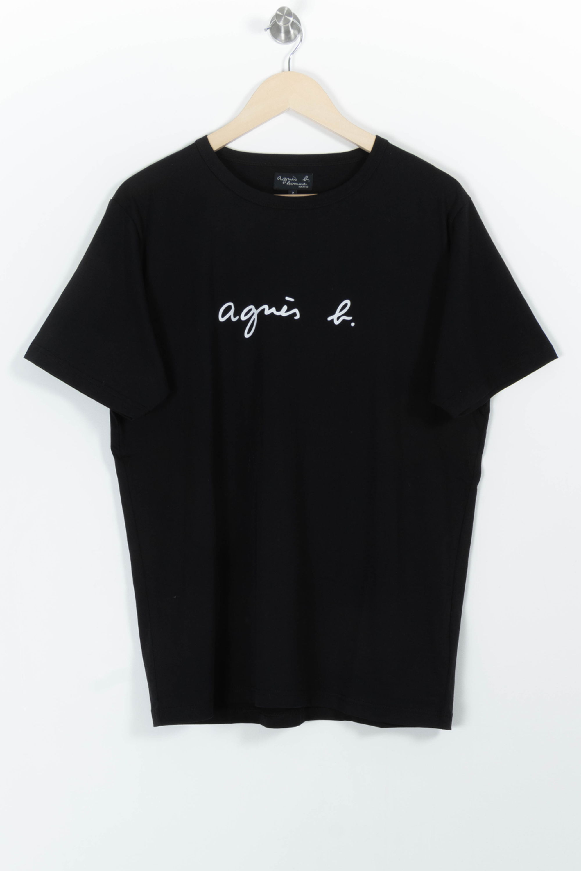 Tommy Badge T-shirt AGNES B. - Seconde Main Black