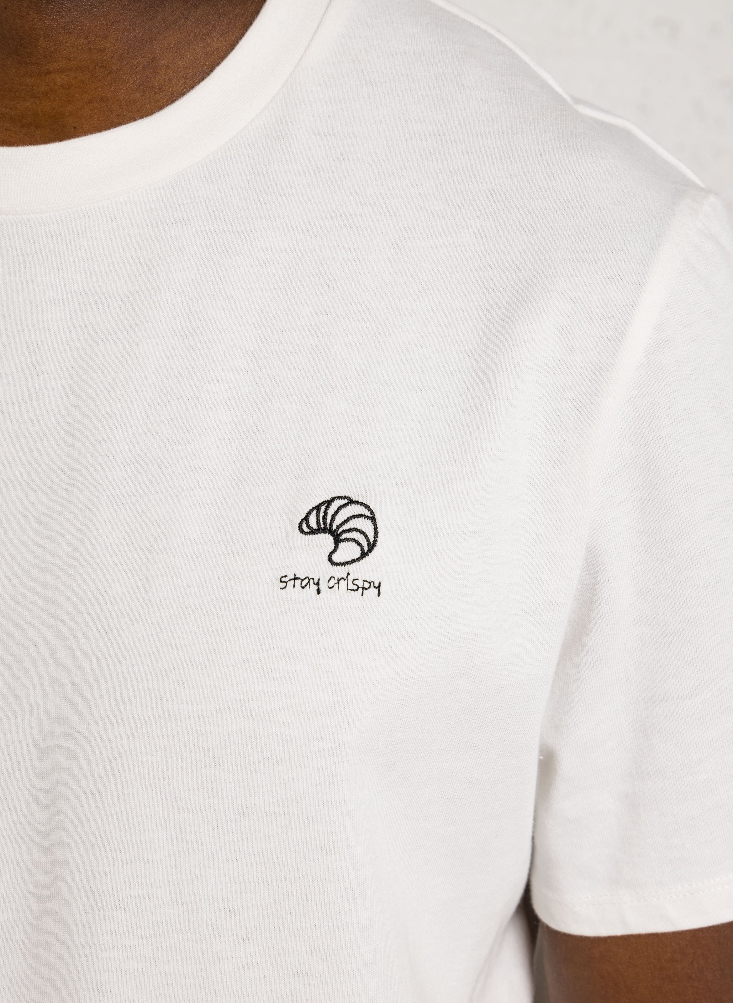 Camiseta holgada de algodón CASUAL FRIDAY Blanco