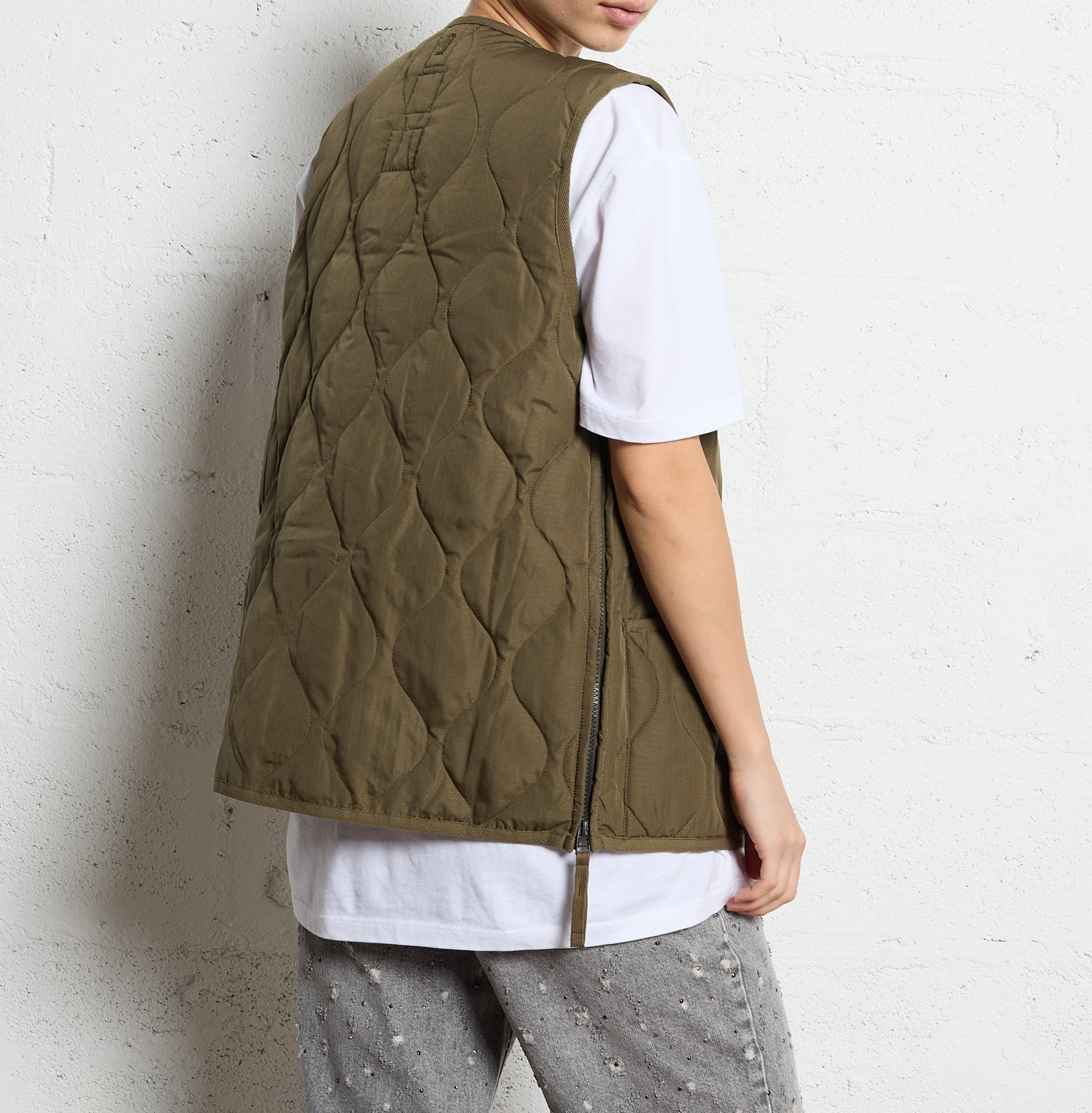 Steppjacke mit geradem Schnitt TAION Khaki