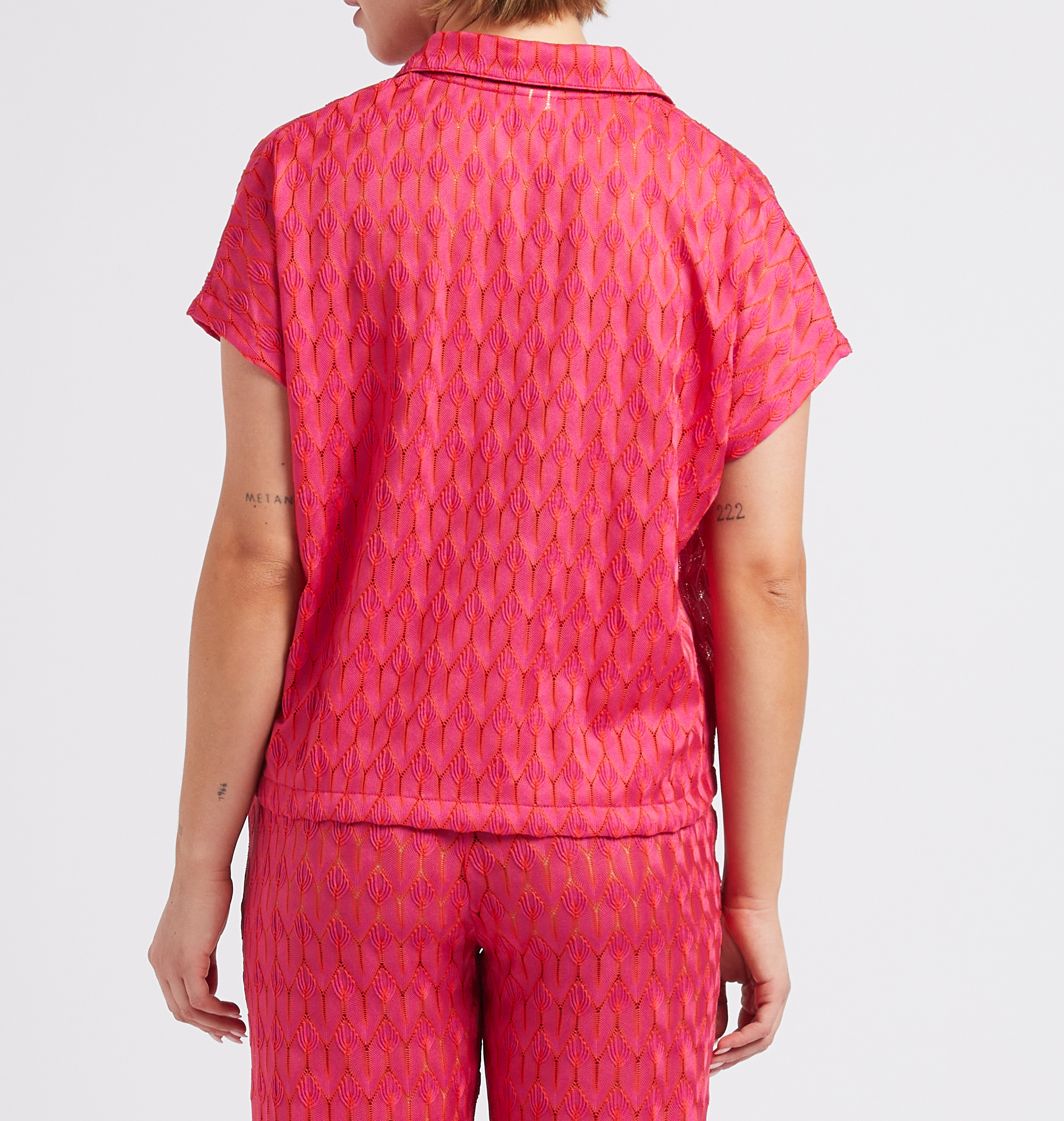 Camisa holgada de manga corta LA NOUVELLE Rosa