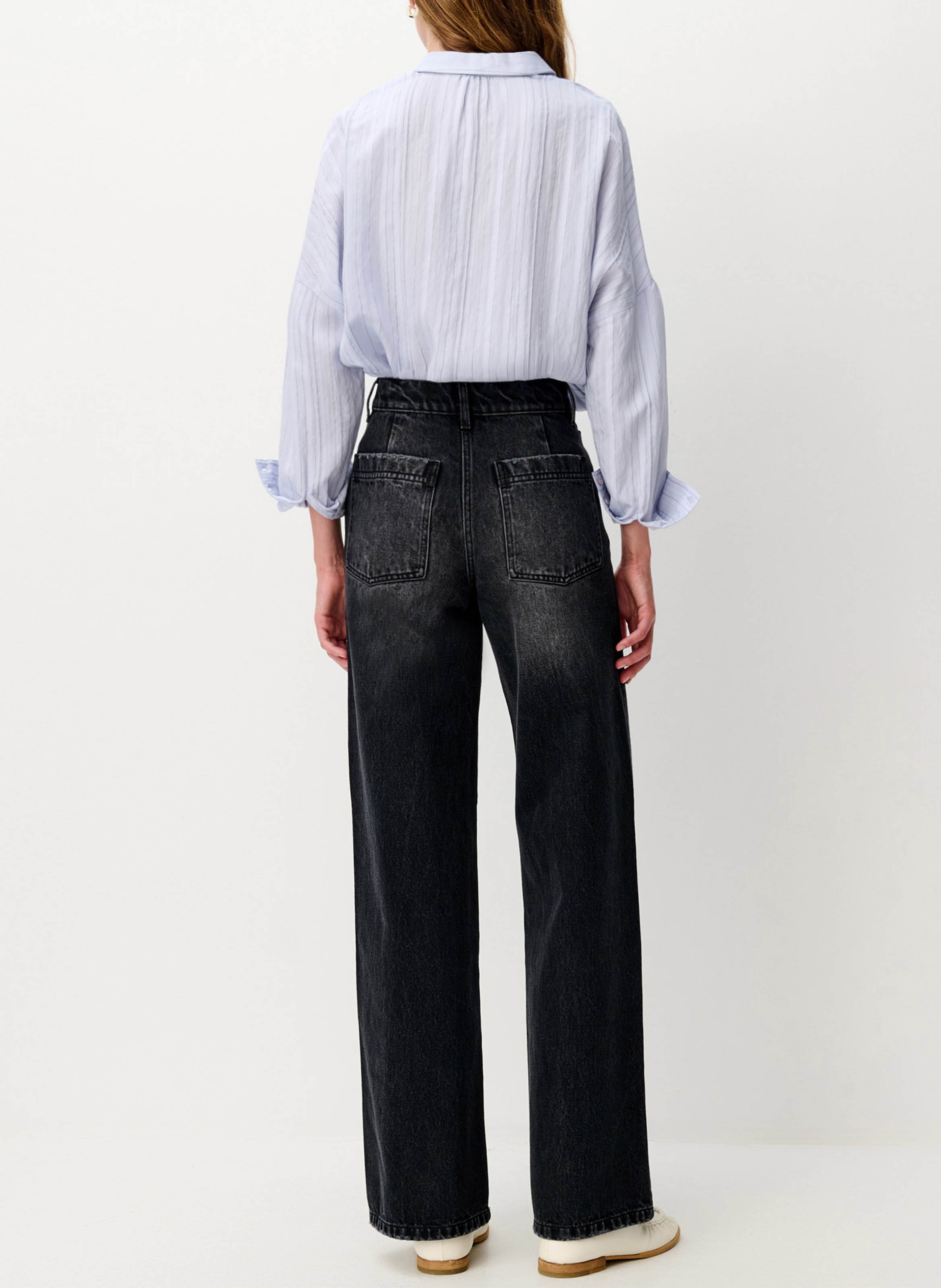 Chemise oversize rayée SESSUN Bleu