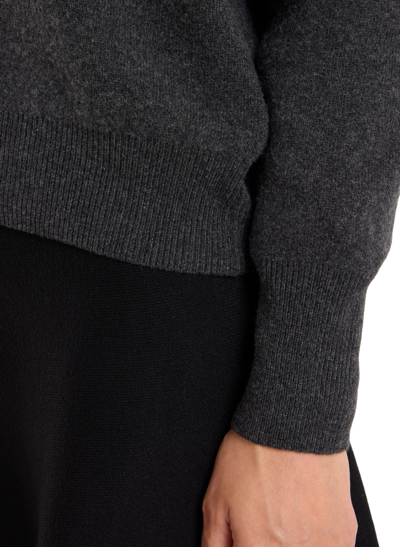 Round neck wool sweater brandi SAISON 1865 Grey