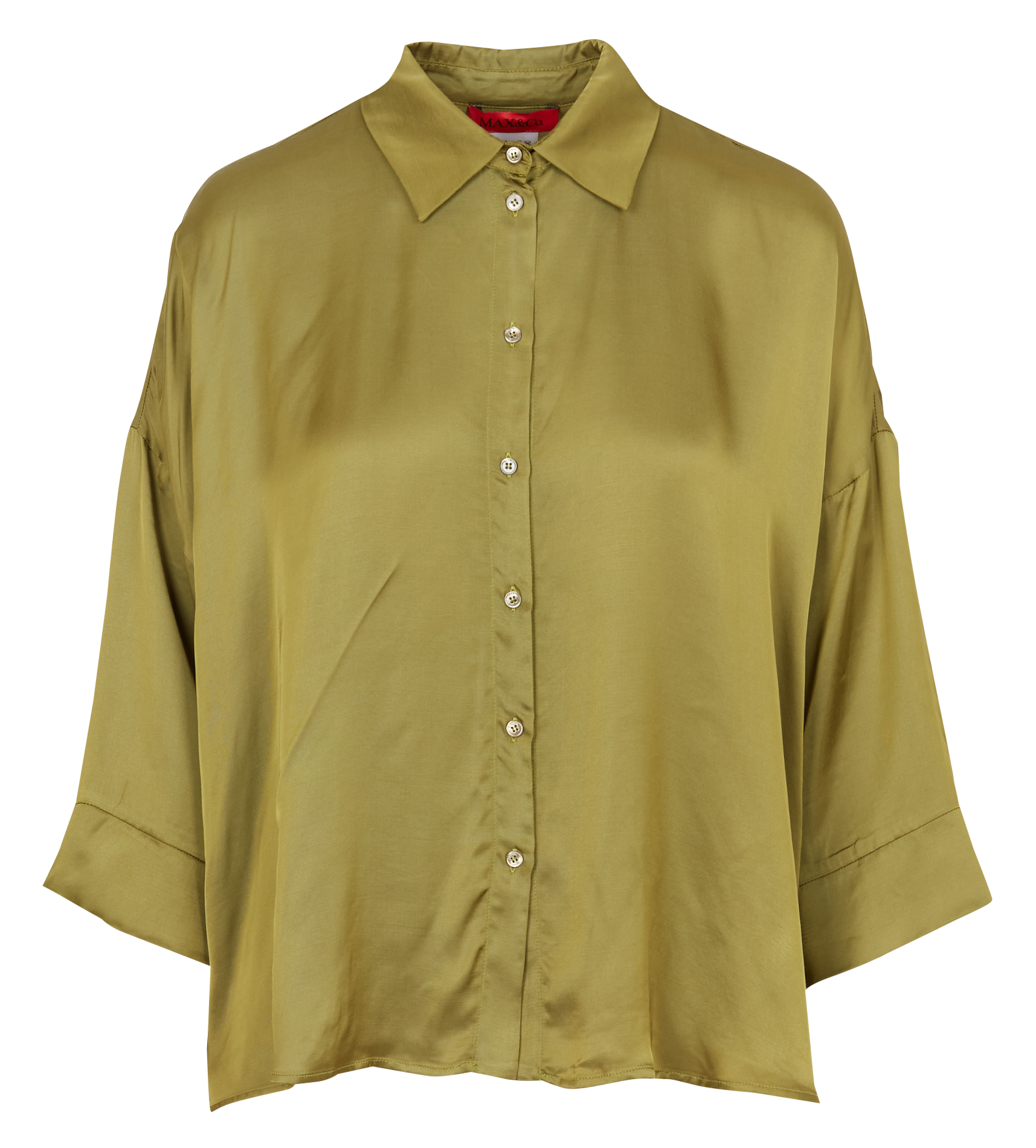 Chemise ample col classique en satin fluide  MAX&Co.