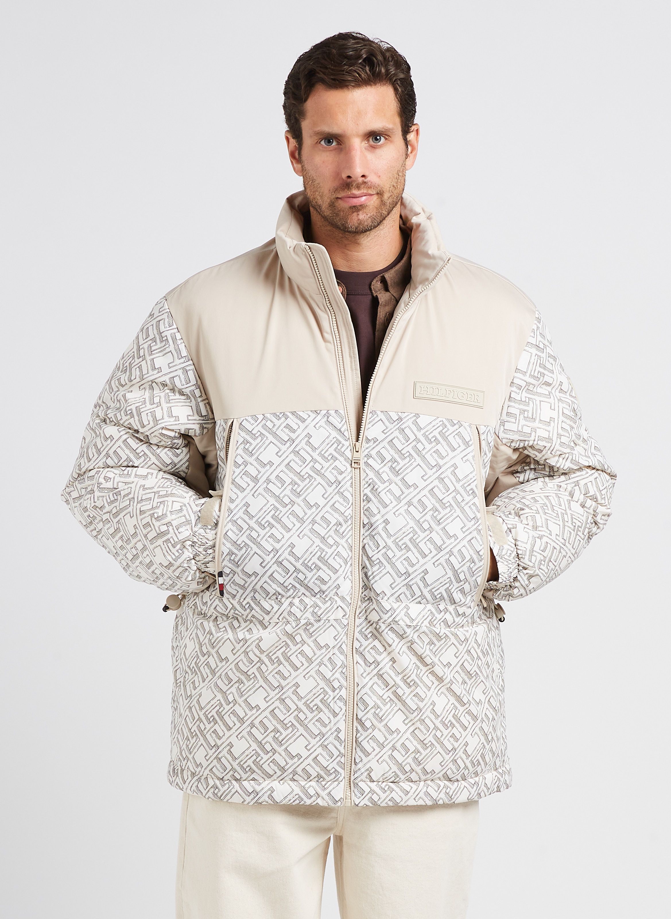 Tommy hilfiger deals white winter jacket