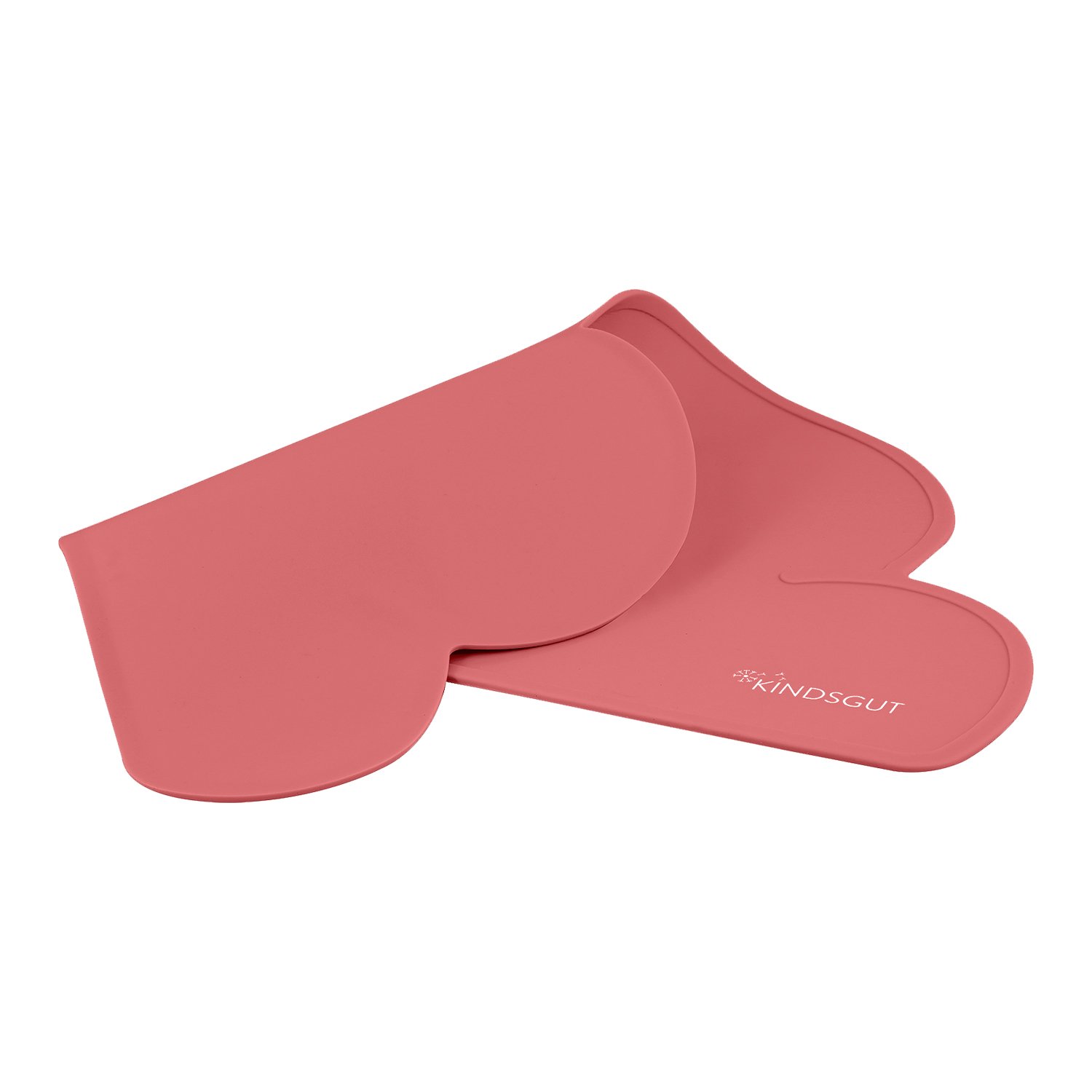 Silicone baby bib KINDSGUT Pink