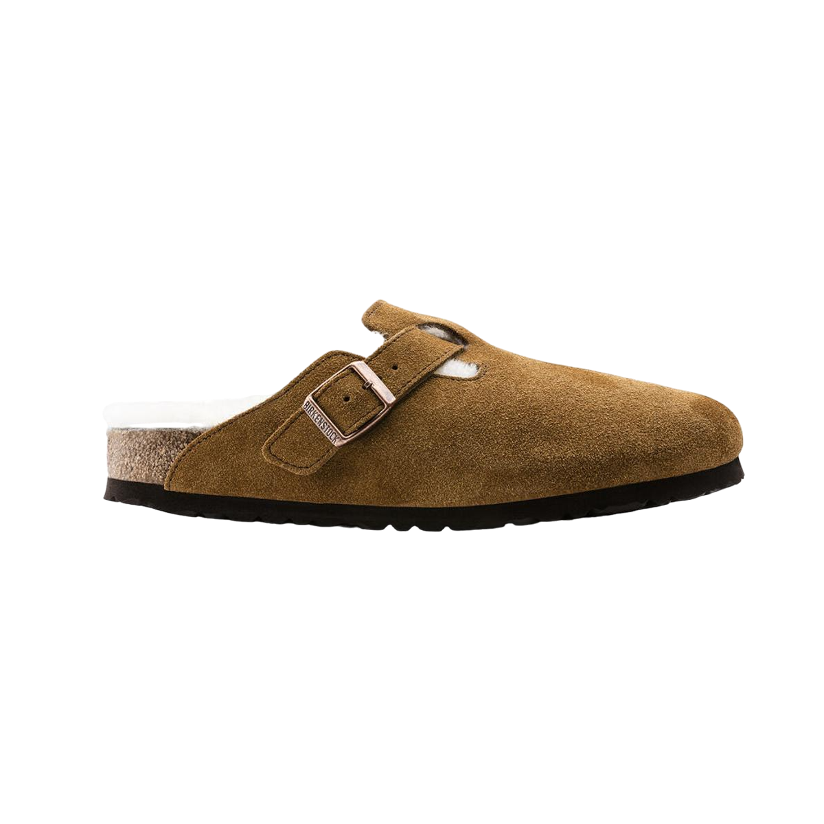 Fur-lined clogs BIRKENSTOCK Brown