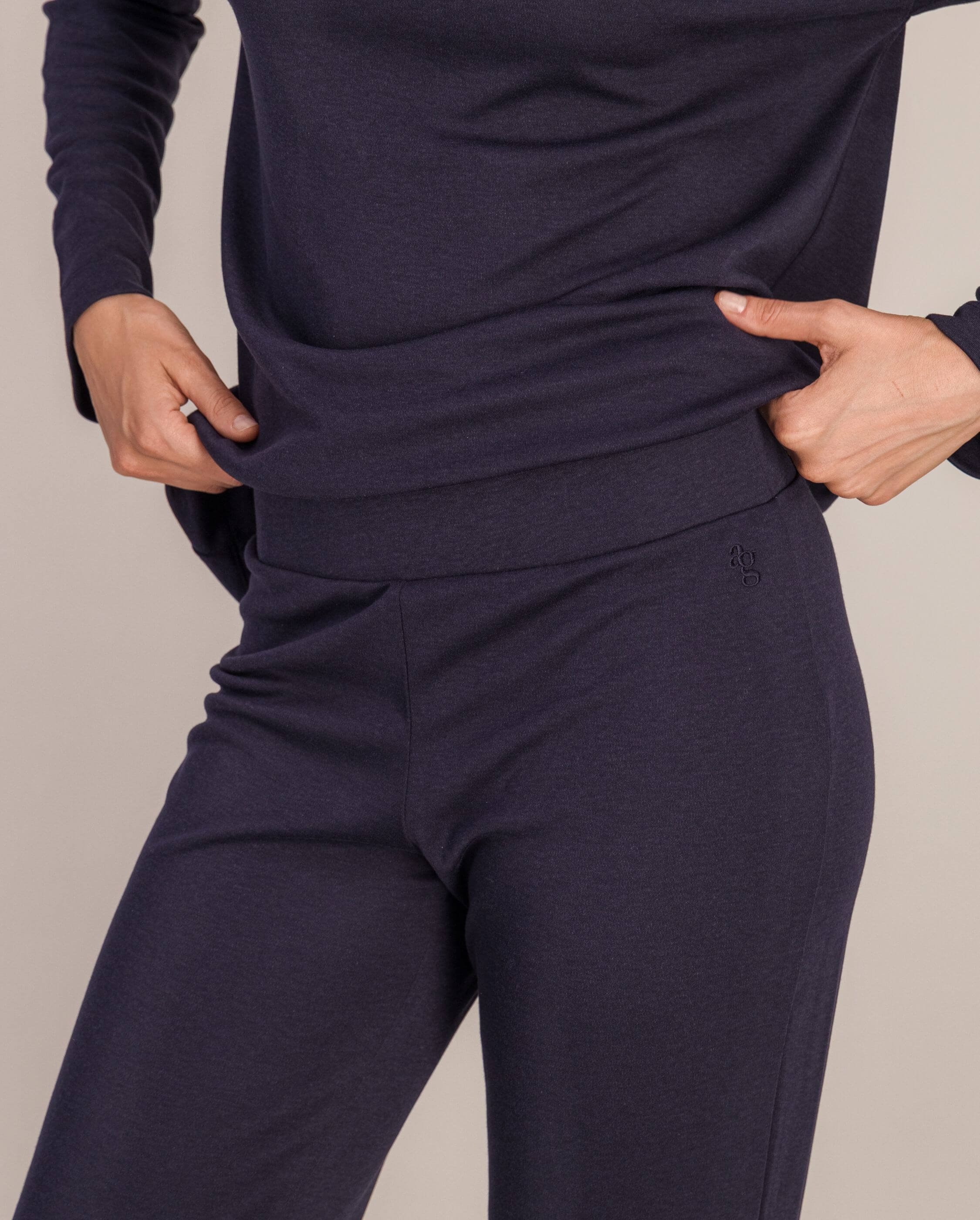 Women's pajama bottoms, navy ANGARDE Blue