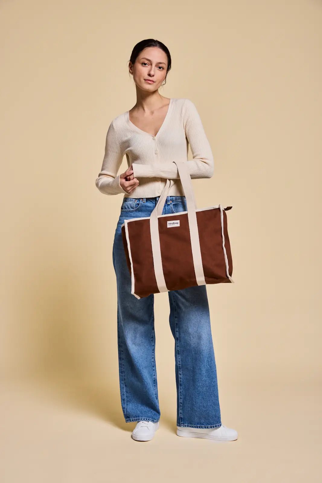 Oscar tote bag HINDBAG Brown