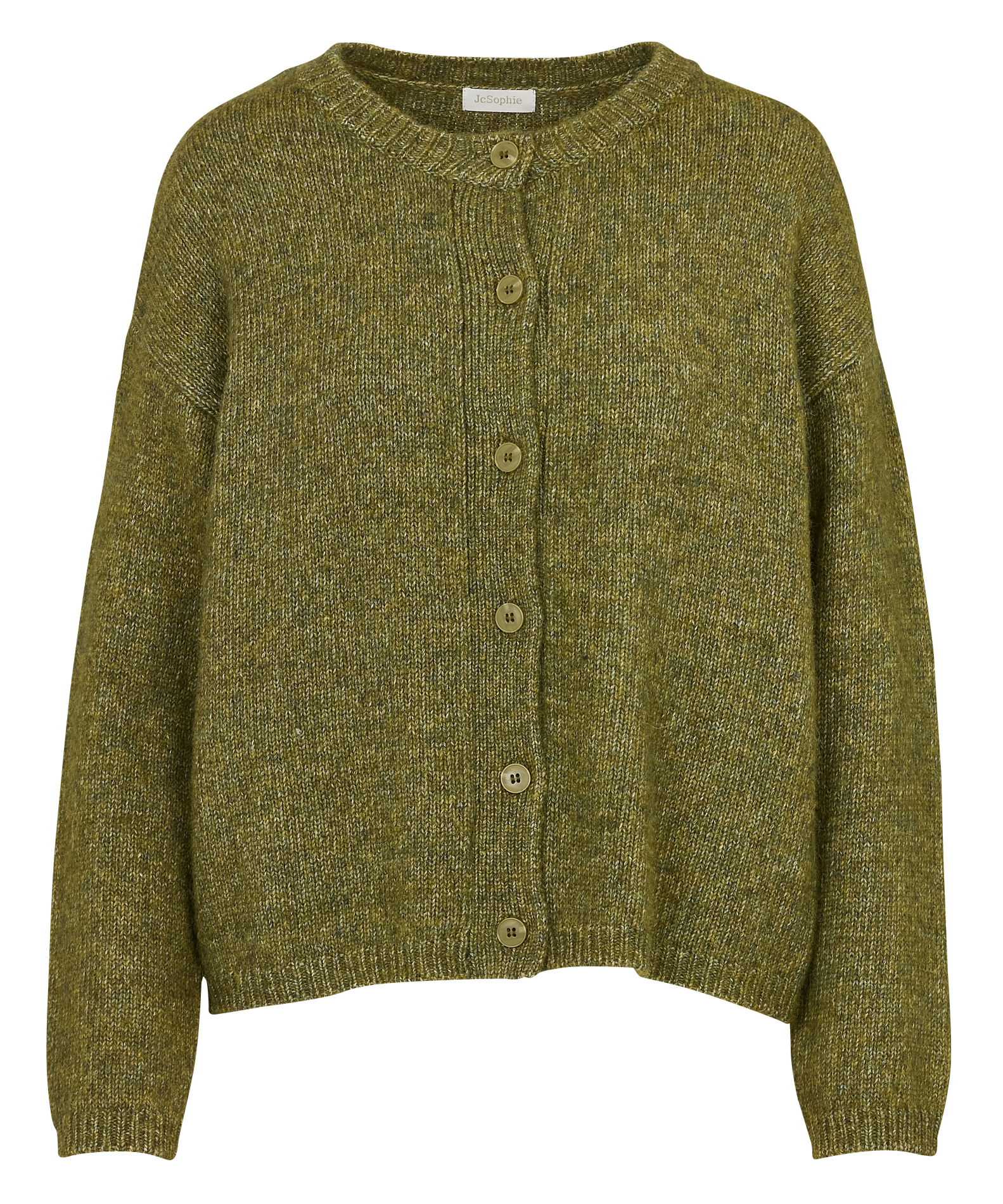 Oversized wool-blend cardigan JC SOPHIE Green