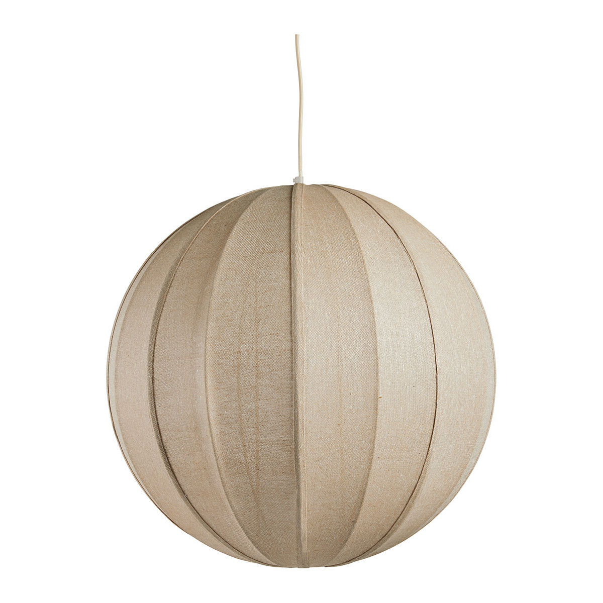 Jute canvas pendant light BLANC D'IVOIRE Beige