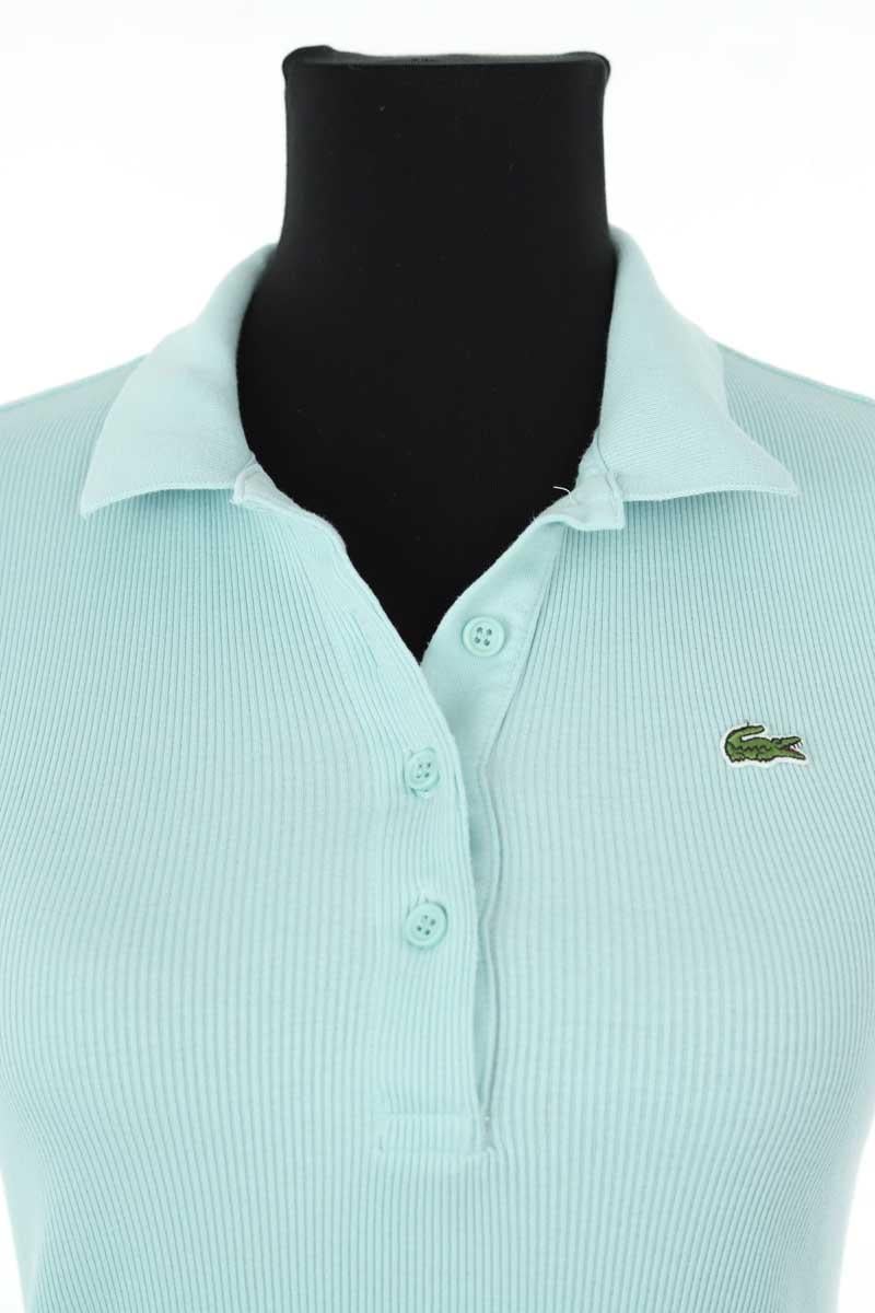 Cotton polo shirt LACOSTE - SECONDE MAIN Blue