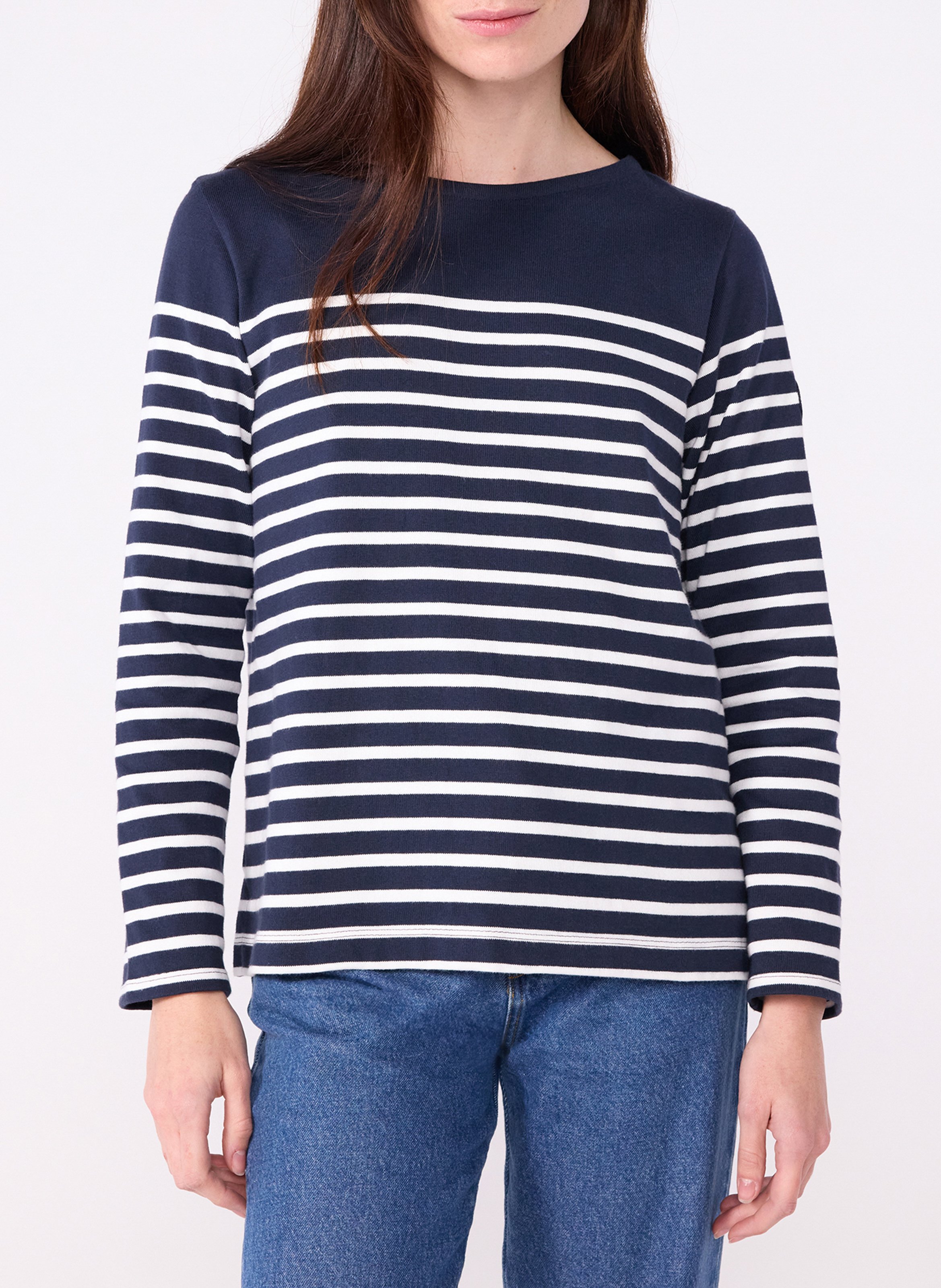 Oversize T-Shirt aus gestreifter Baumwolle PETIT BATEAU Mehrfarbig