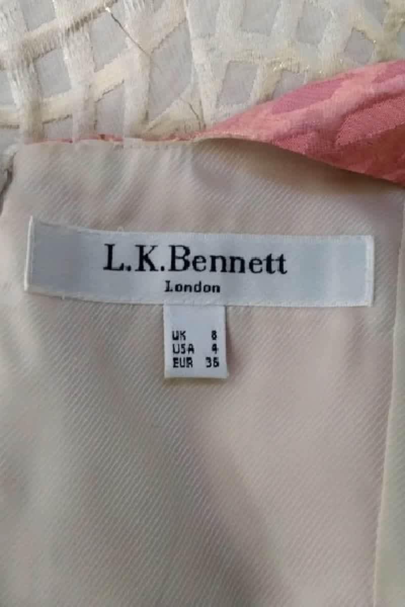 Dress LK BENNETT - Seconde Main Beige