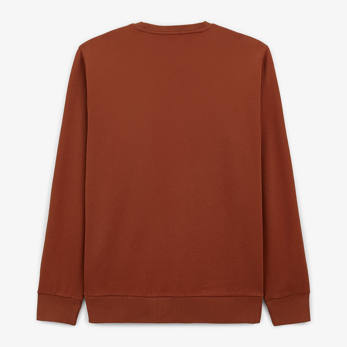 Plain round neck sweatshirt SERGE BLANCO Orange