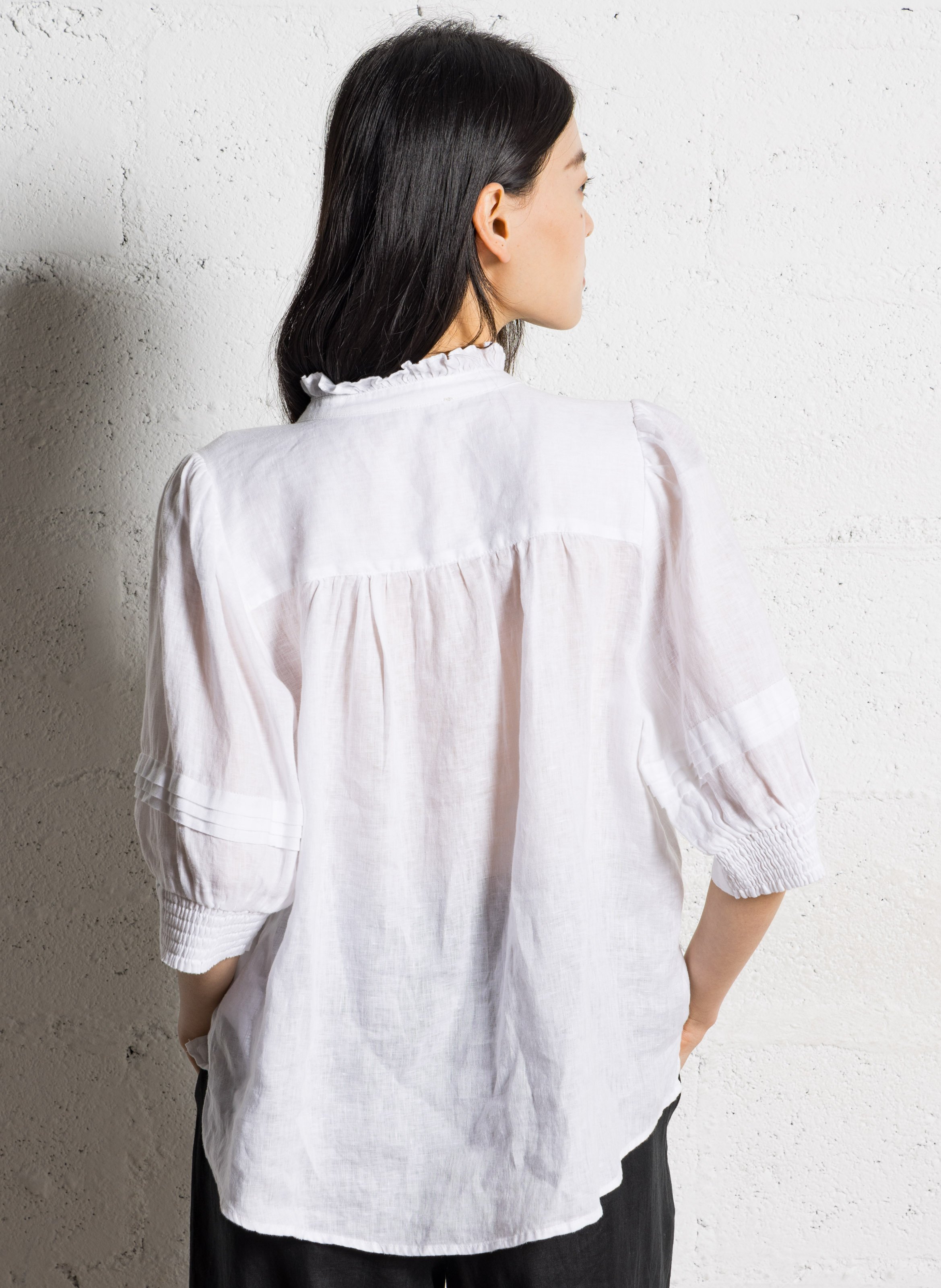Oversized linen shirt JC SOPHIE White