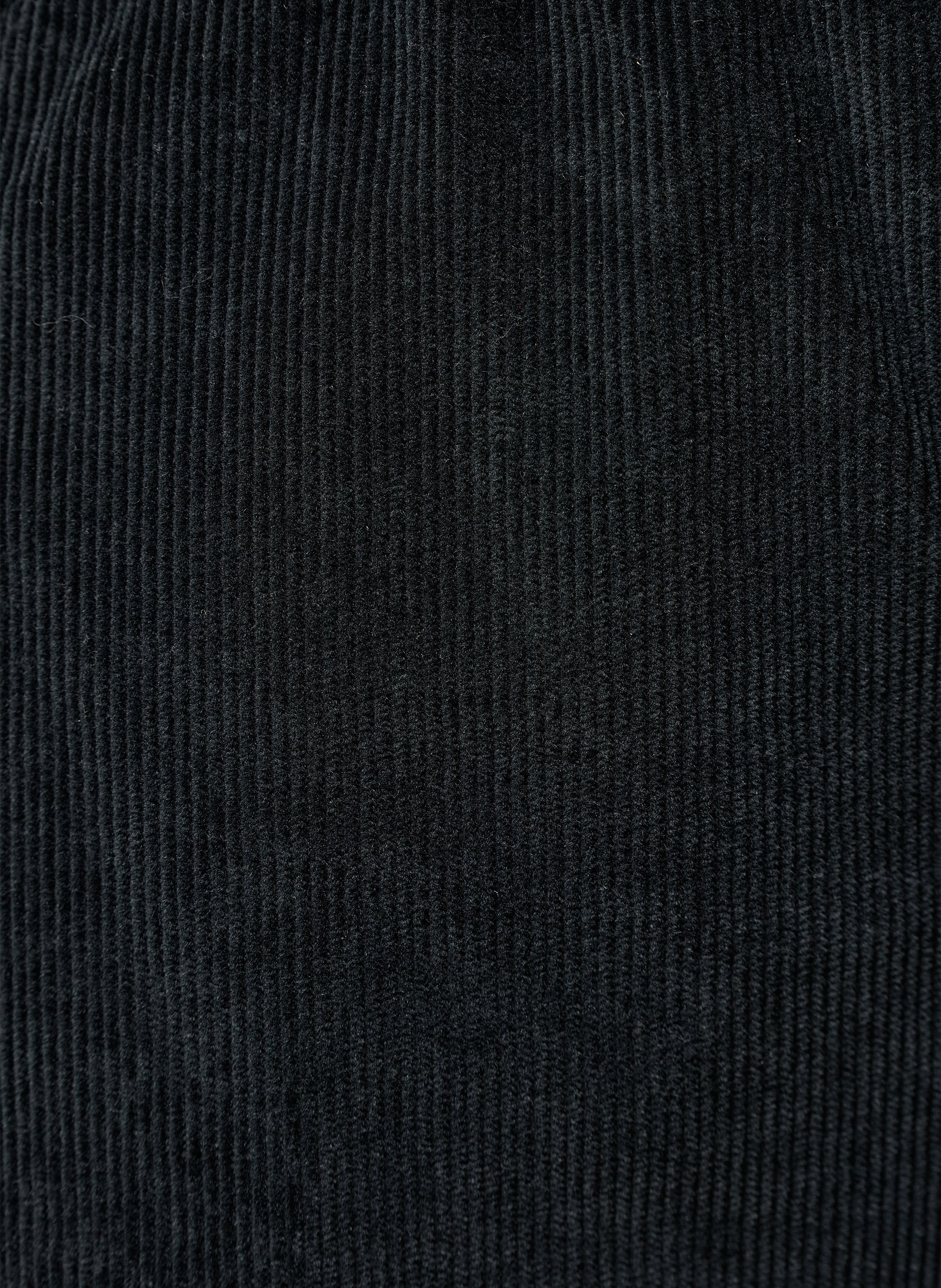 Pantalon droit en coton mélangé HUMILITY Noir