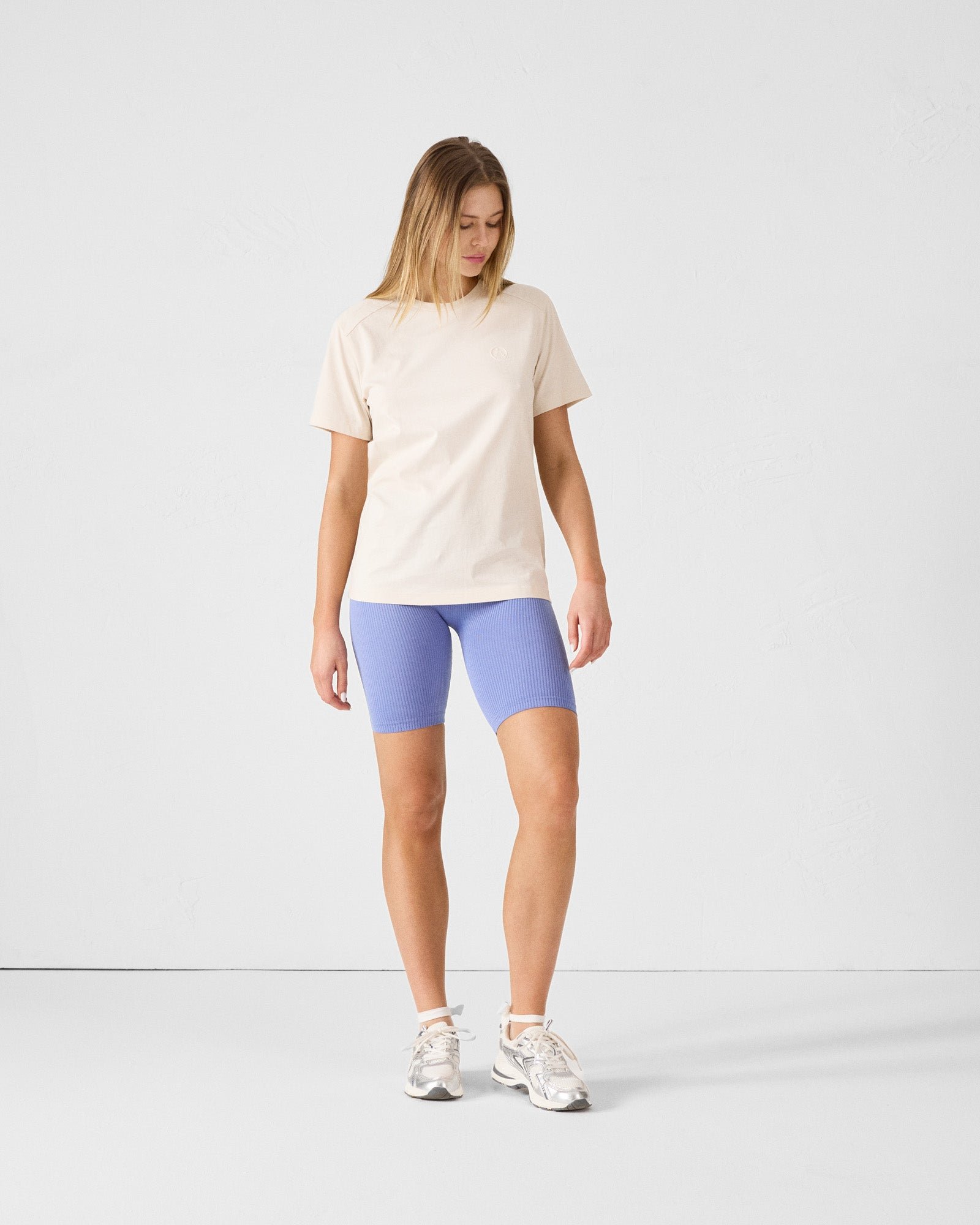 Round neck cotton T-shirt JOTT White