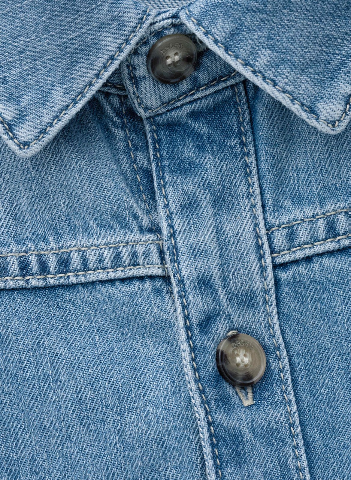 Jumpsuit van spijkerstof BA&SH Blauw