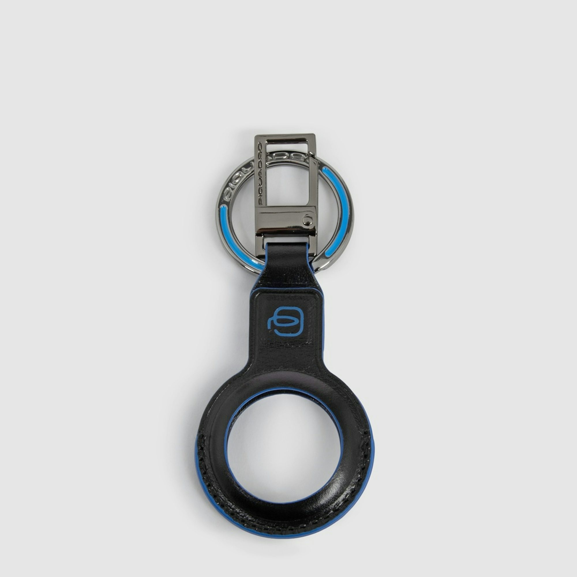 Leather keychain with connequ 4.0 PIQUADRO Black