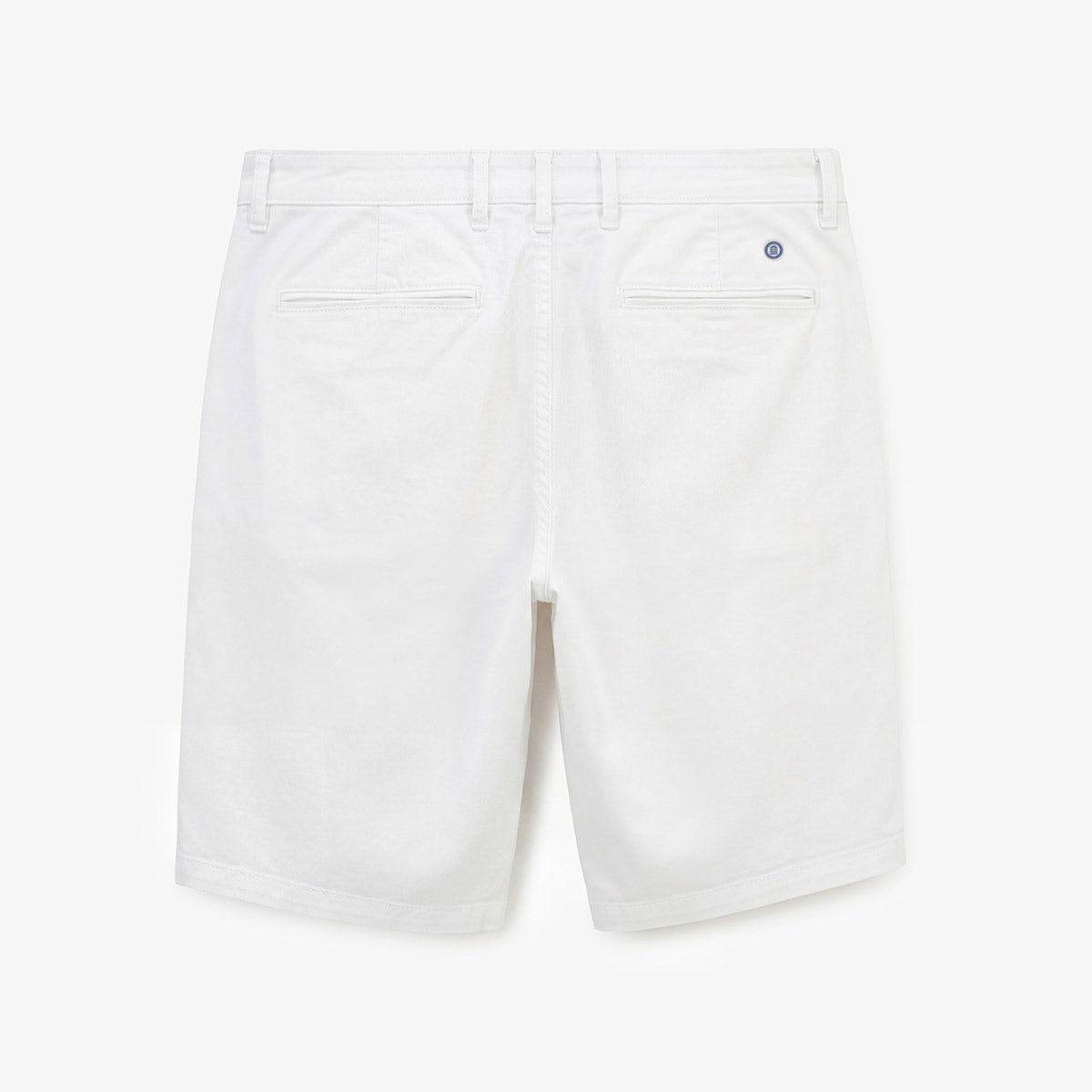 Bermuda coupe droite en coton stretch SERGE BLANCO Blanc