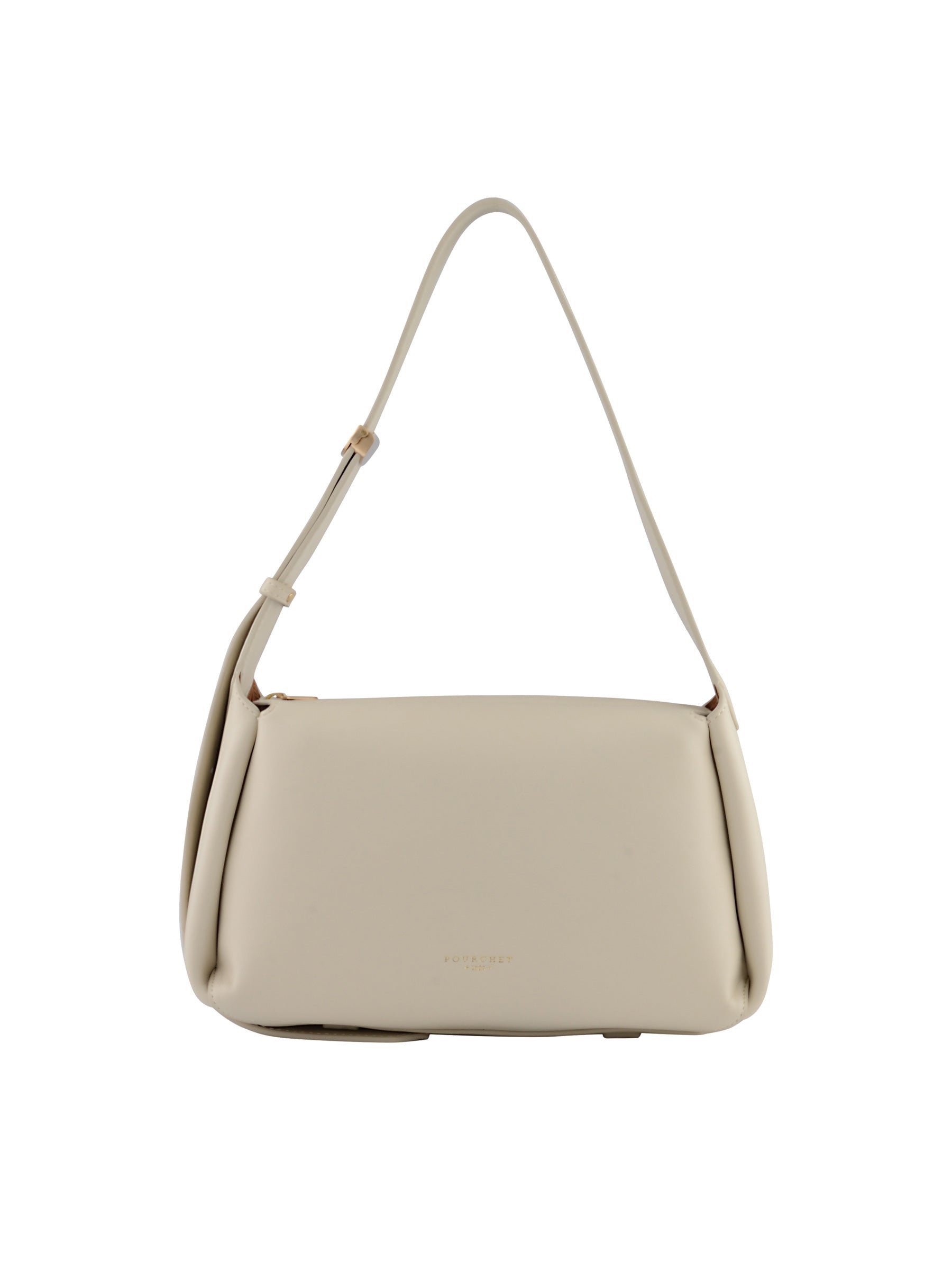 Sac porté épaule en cuir de vachette POURCHET