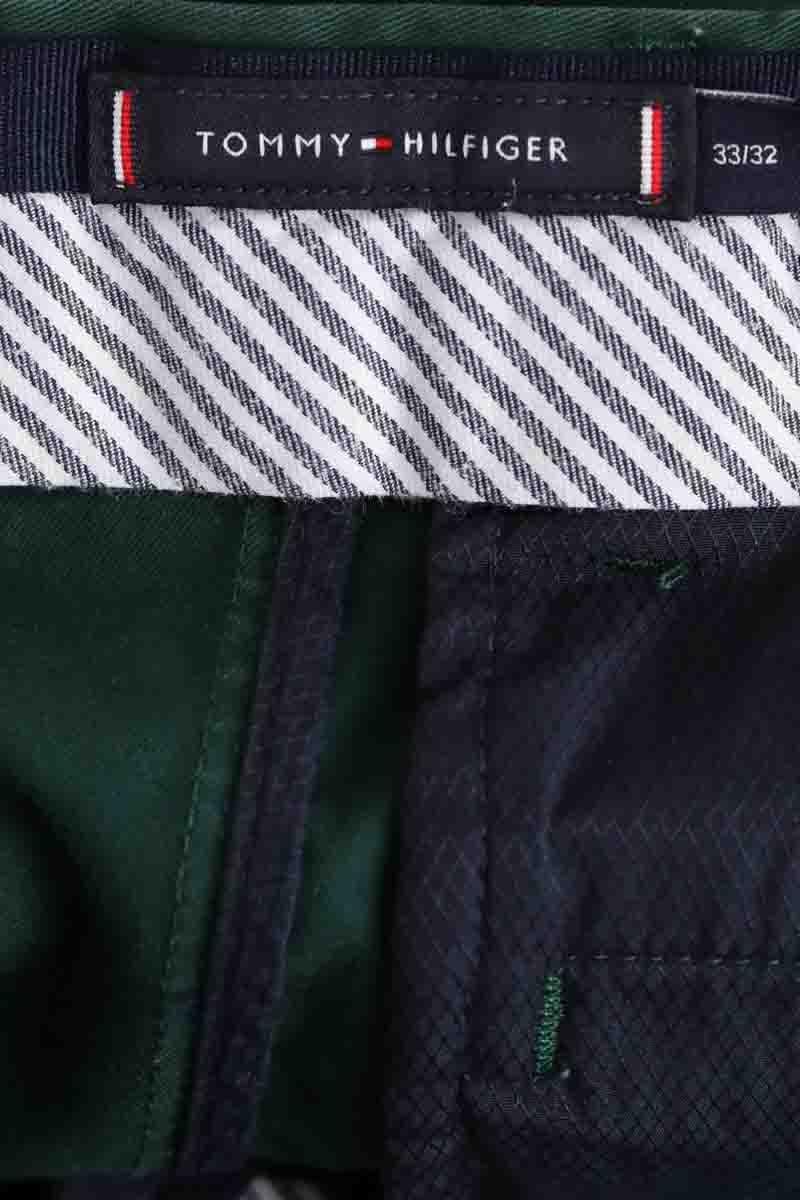 Carrot trousers TOMMY HILFIGER - SECONDE MAIN Green