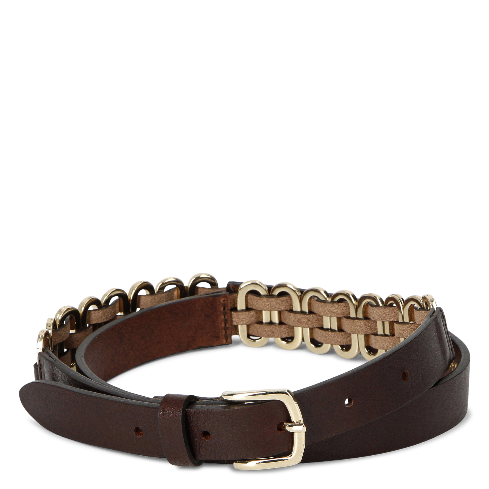 - Buckle closure. - Width: 3 cm.  HERBERT FRERE SOEUR Brown